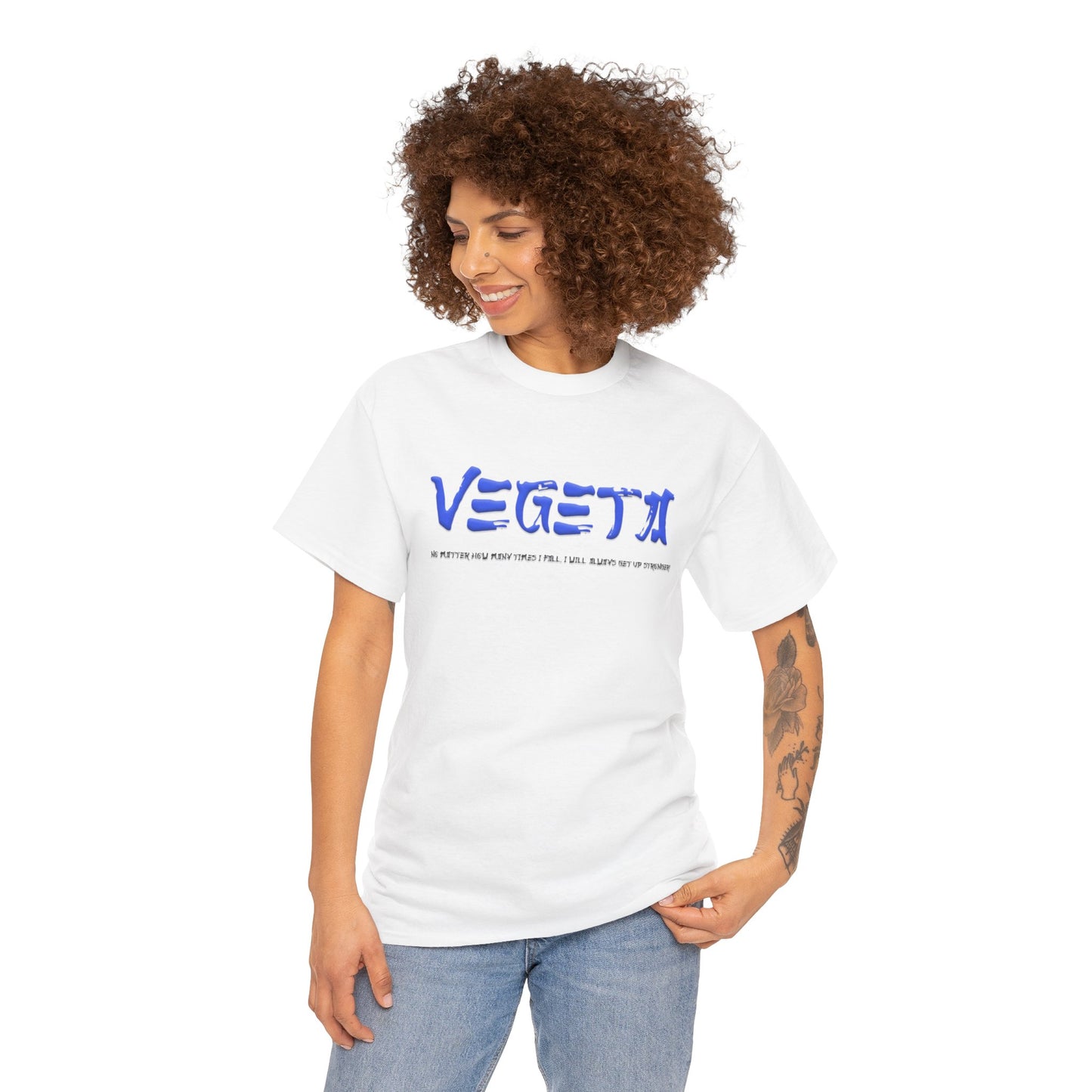 Unisex Heavy Cotton Tee  -  Vegeta