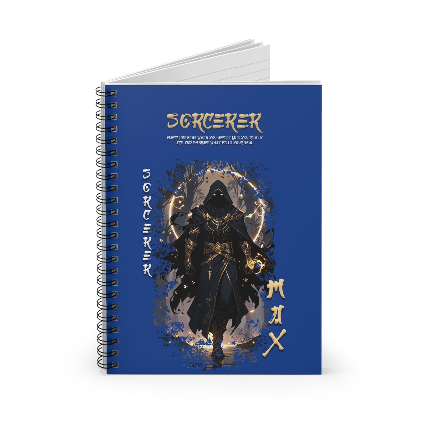 Spiral Notebook - Ruled Line - Sorcerer Blue