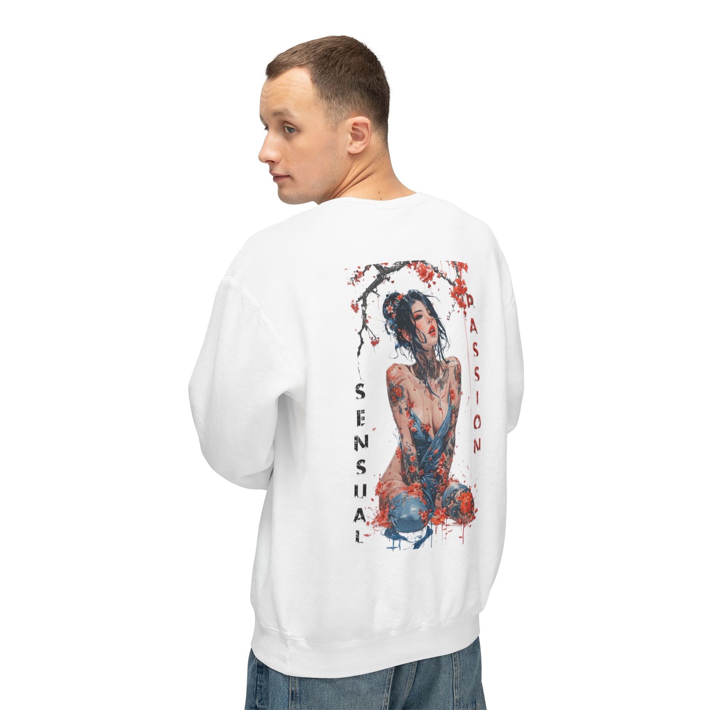 Unisex Lightweight Crewneck Sweatshirt - Women