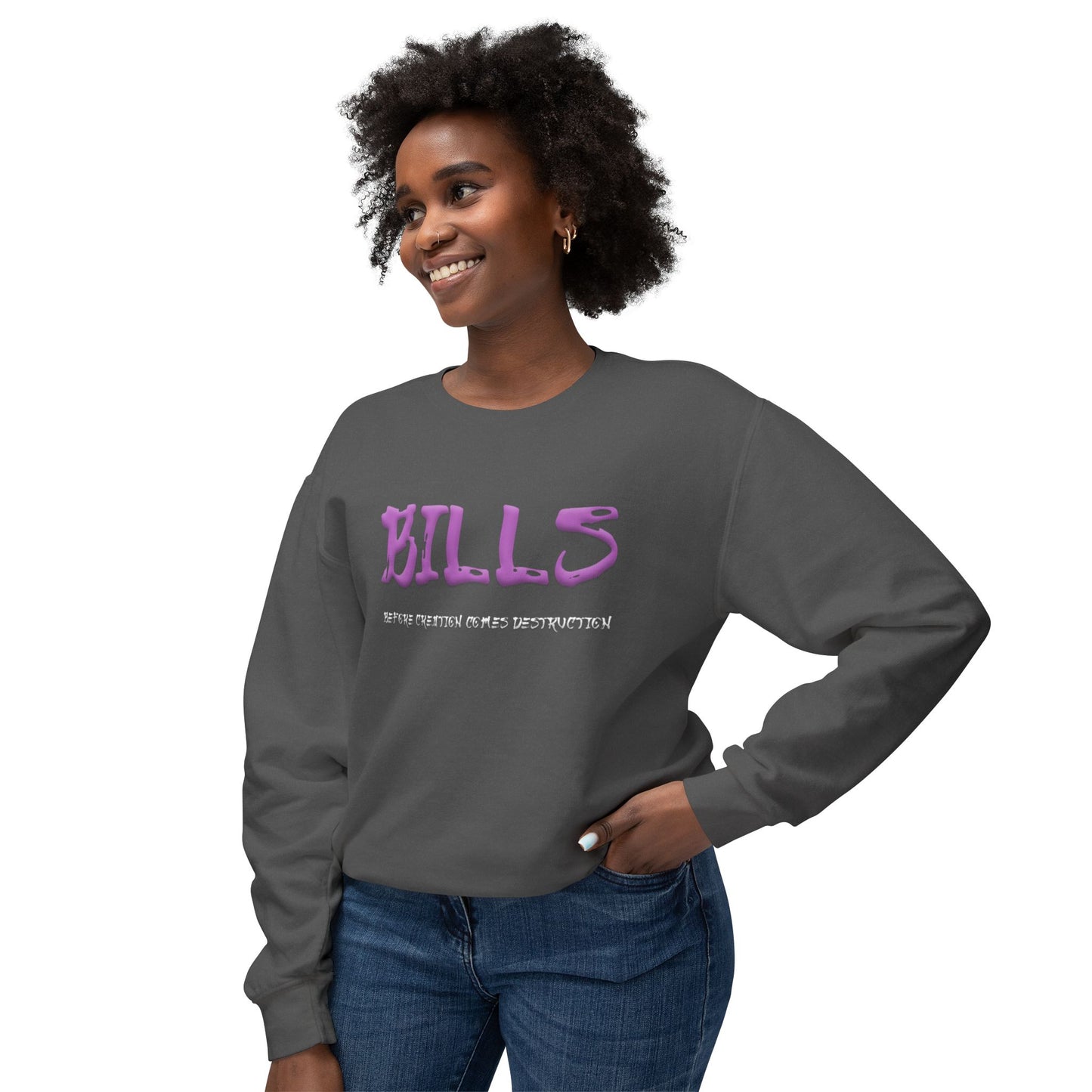 Unisex Lightweight Crewneck Sweatshirt - Bills