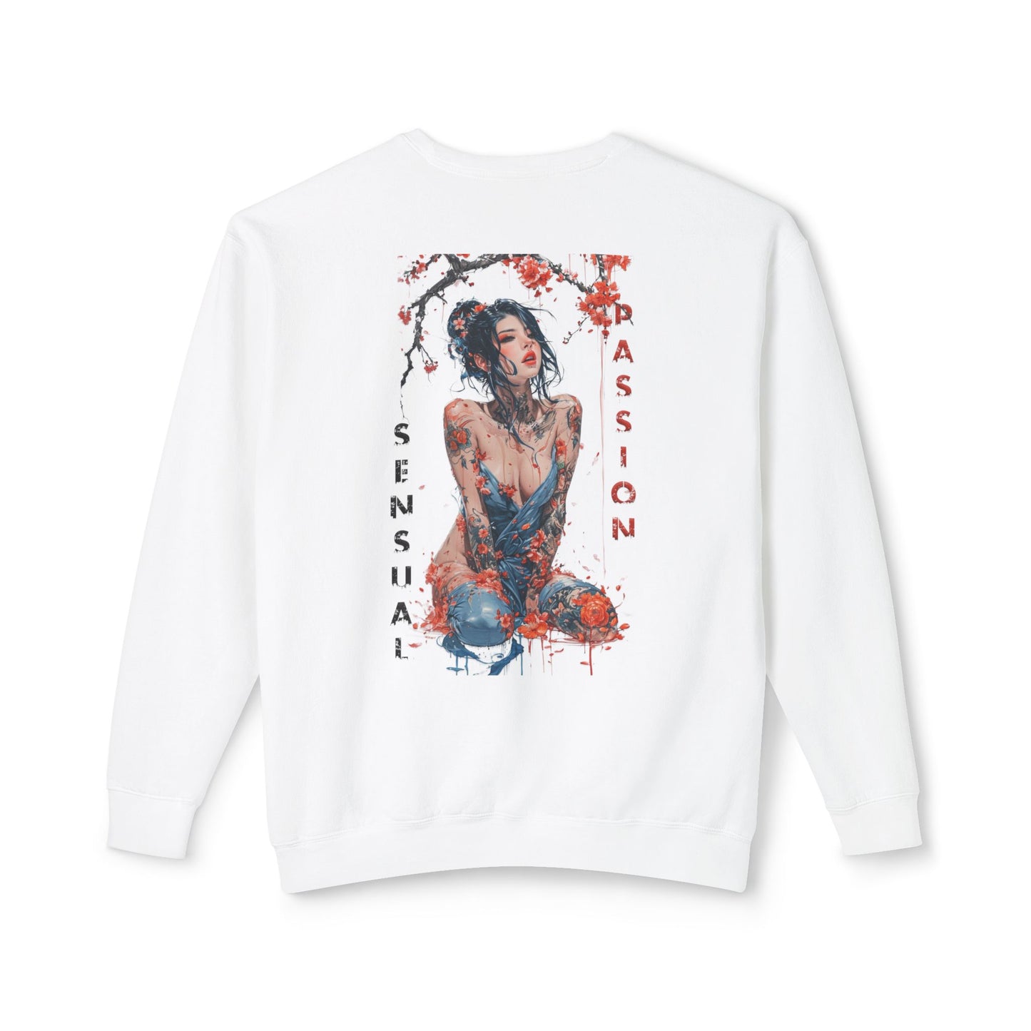 Unisex Lightweight Crewneck Sweatshirt - Women