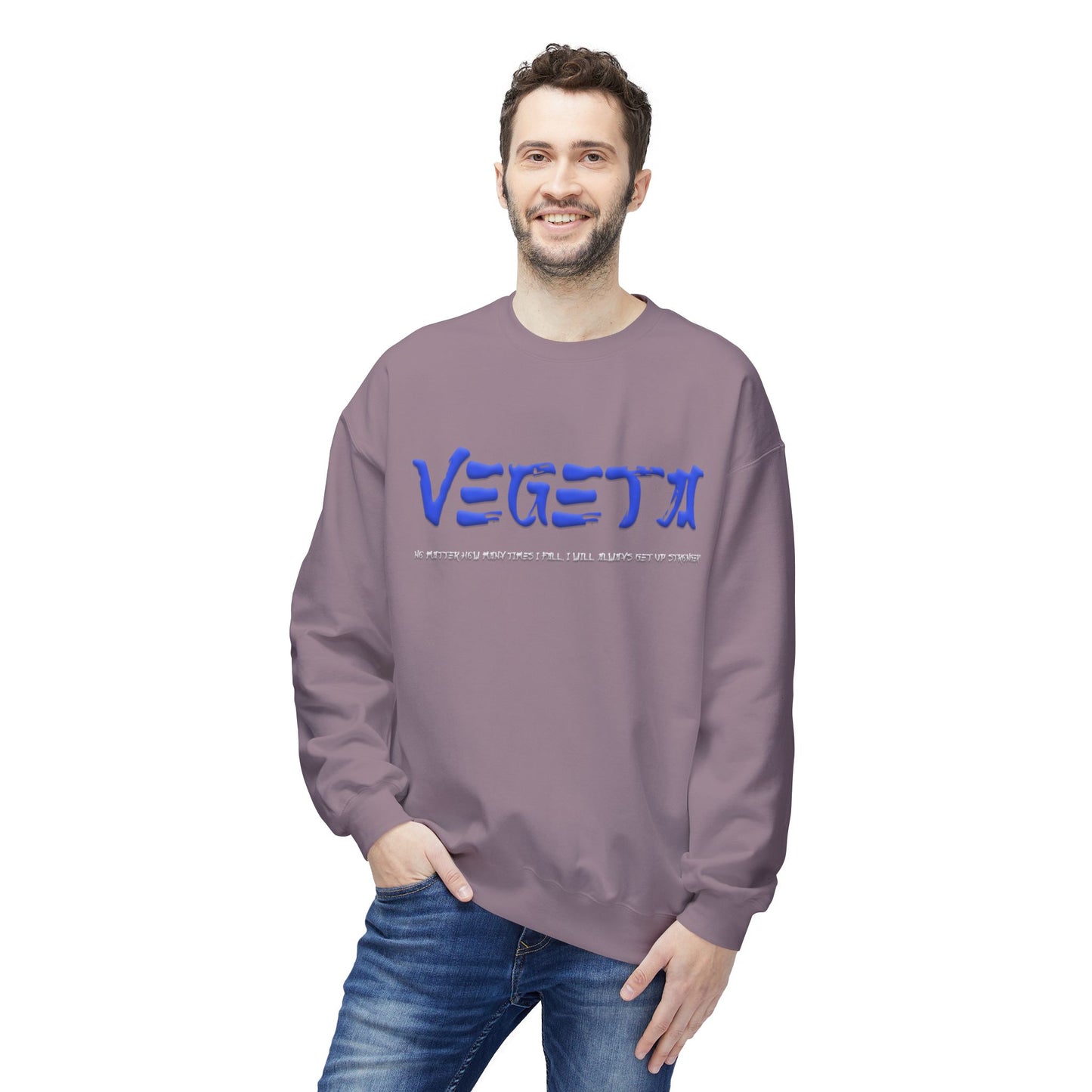 Unisex Midweight Softstyle Fleece Crewneck Sweatshirt - Vegeta