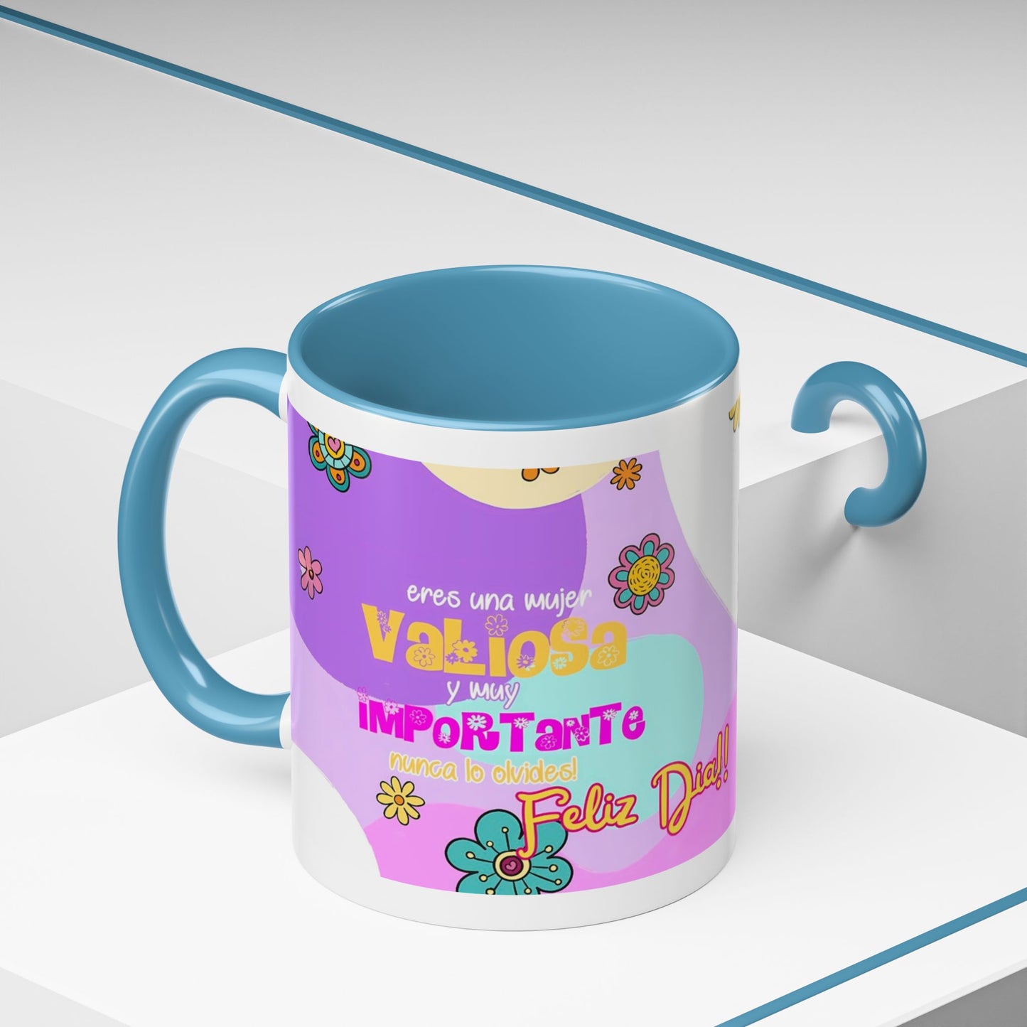 Mug de 11oz con mensajes personalizados - (PERSONALIZABLES)