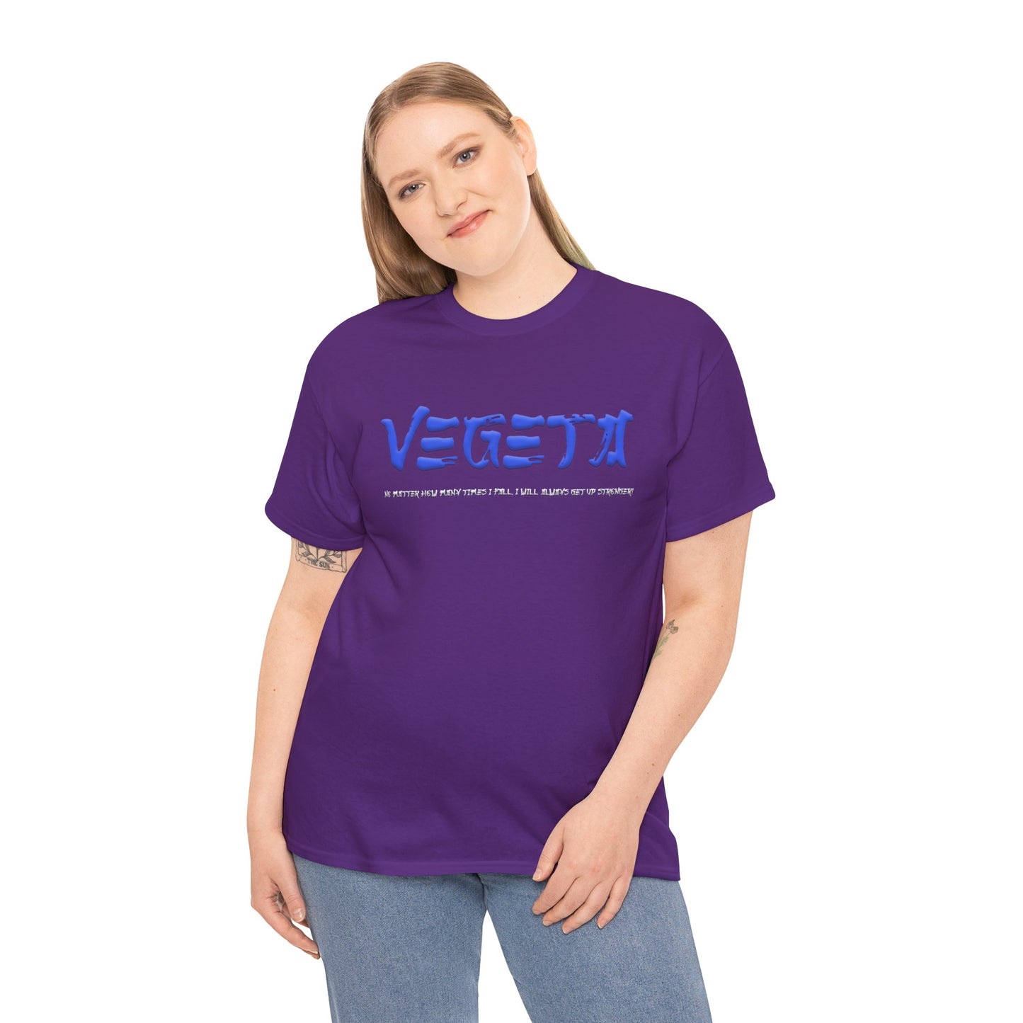 Unisex Heavy Cotton Tee  -  Vegeta
