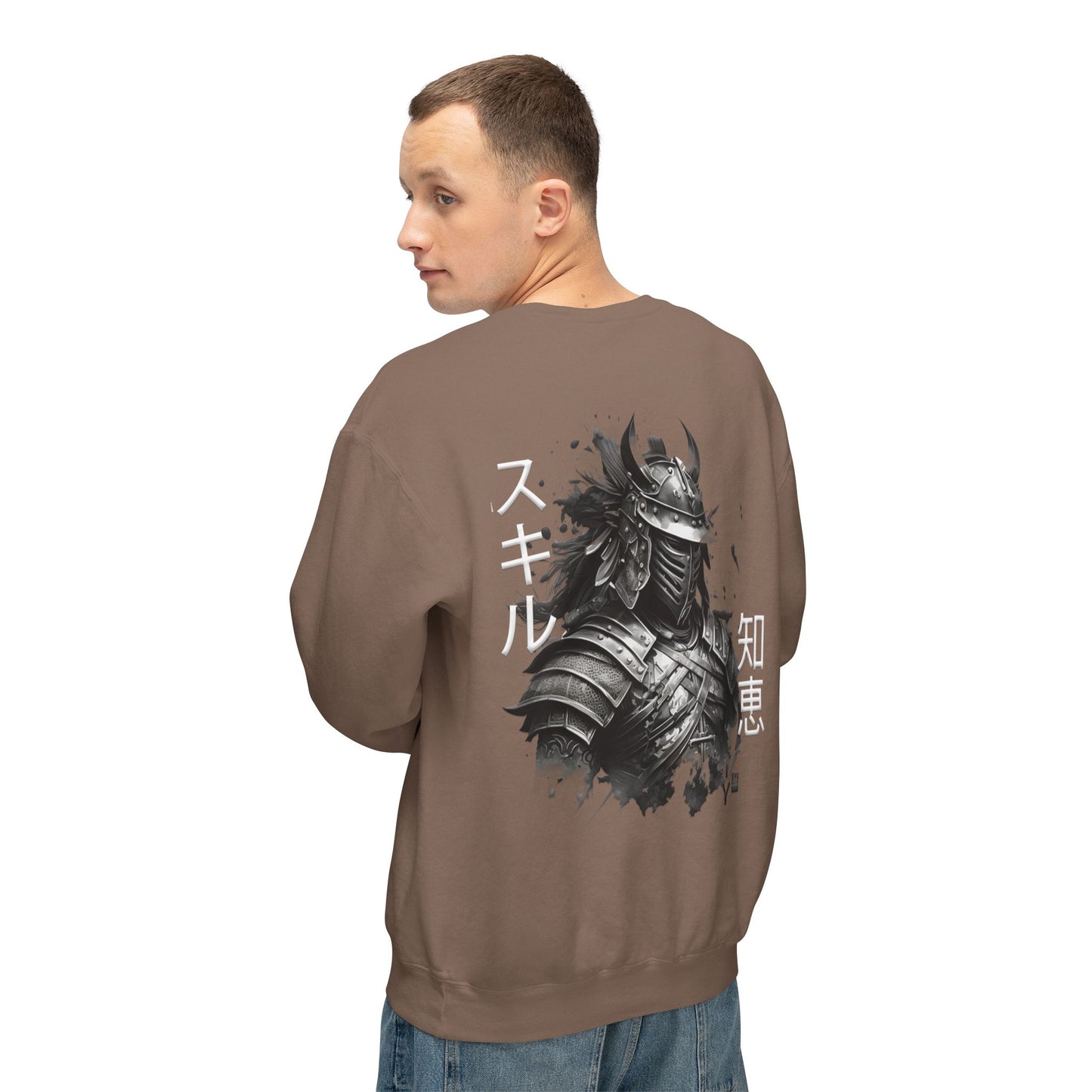 Unisex Lightweight Crewneck Sweatshirt - Samurai Jap