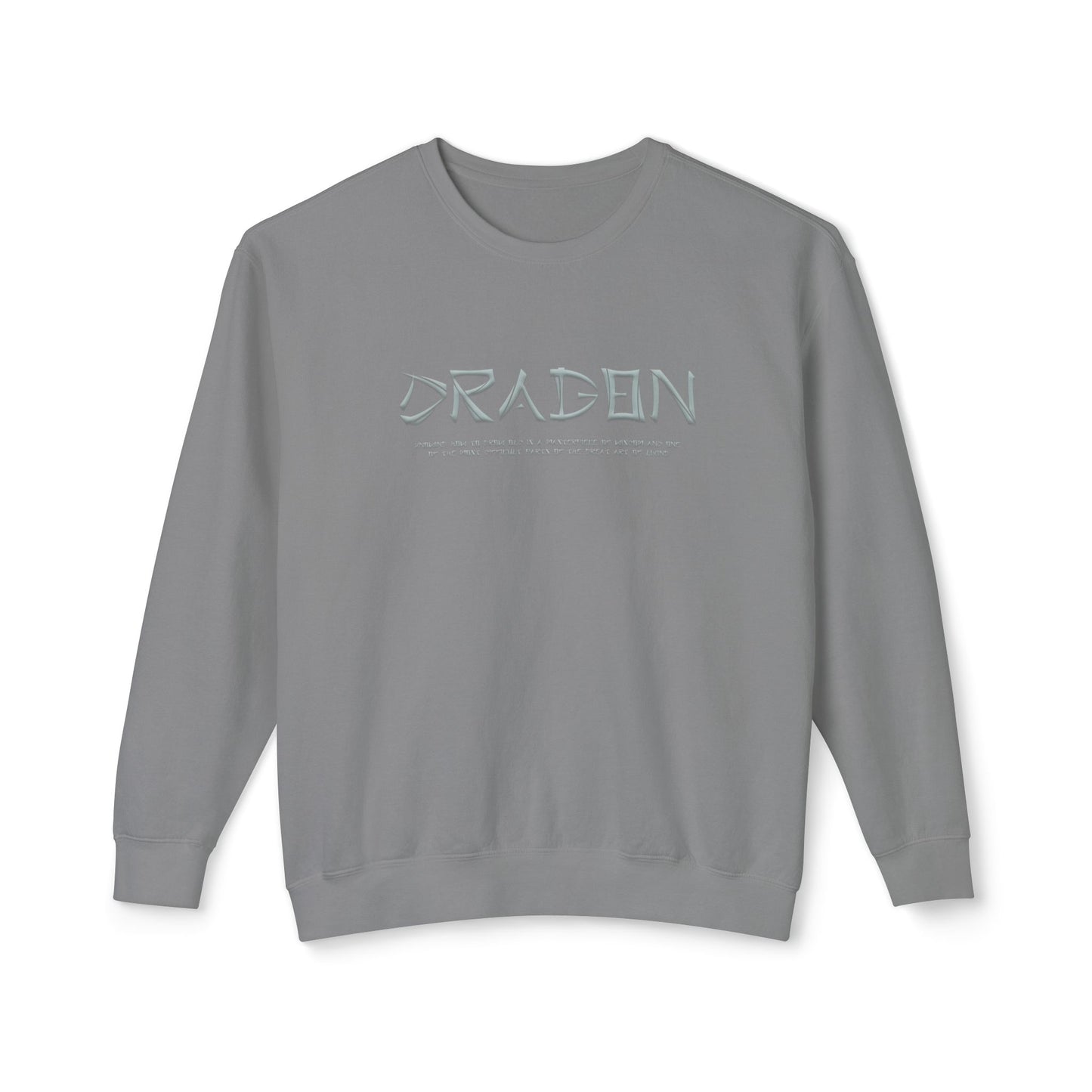 Unisex Lightweight Crewneck Sweatshirt - Dragon