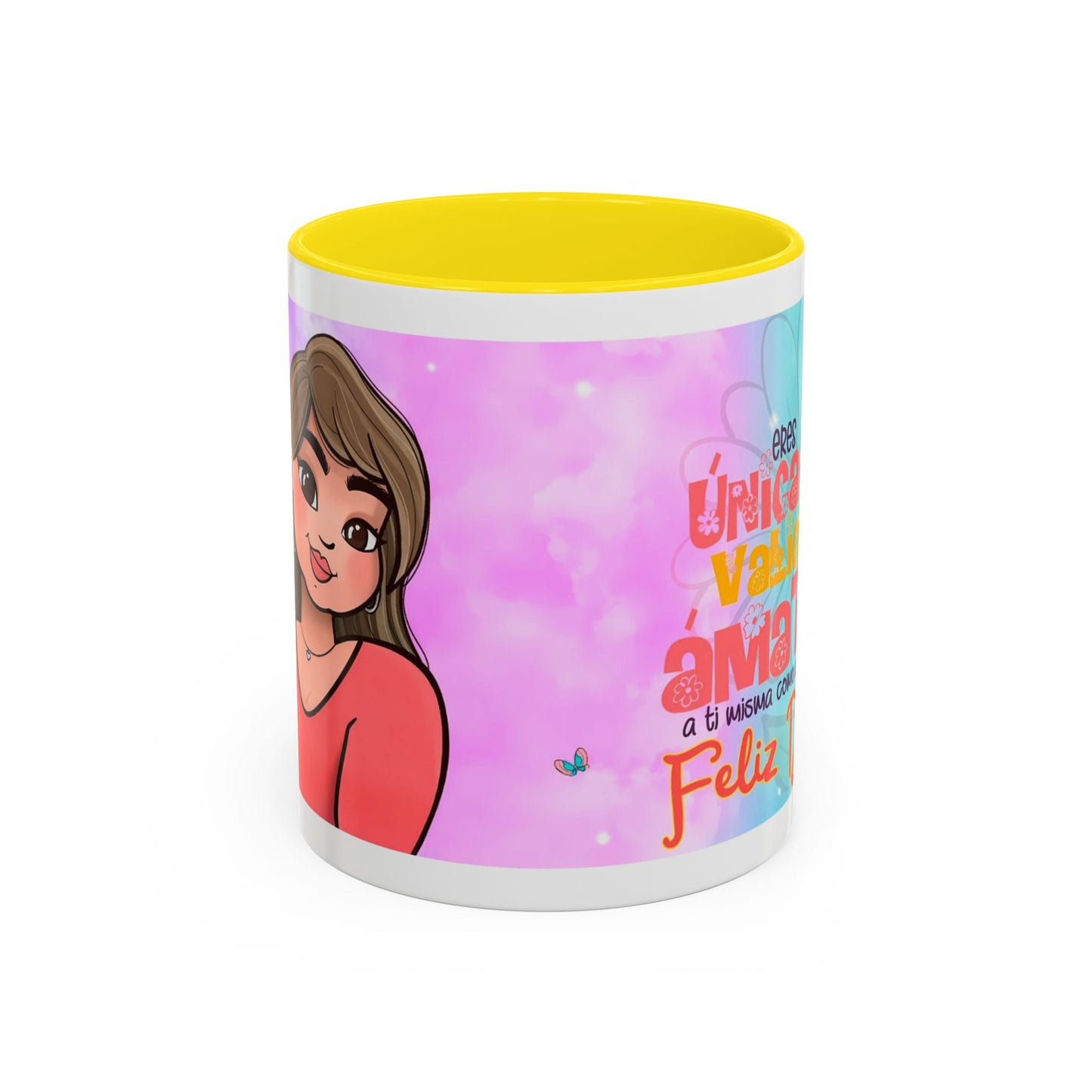 Mug de 11oz con mensajes personalizados- (PERSONALIZABLES)