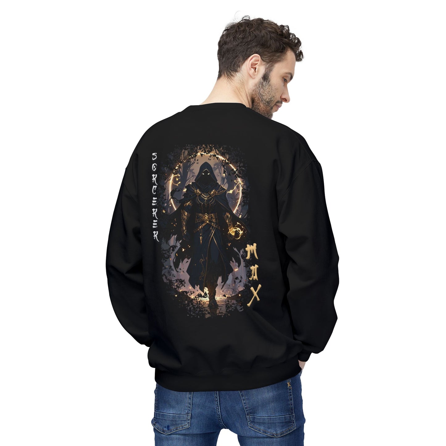 Unisex Midweight Softstyle Fleece Crewneck Sweatshirt - Sorcerer