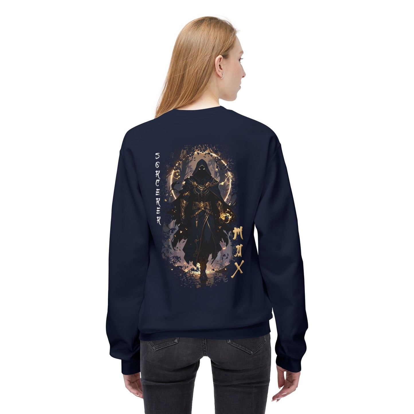 Unisex Midweight Softstyle Fleece Crewneck Sweatshirt - Sorcerer