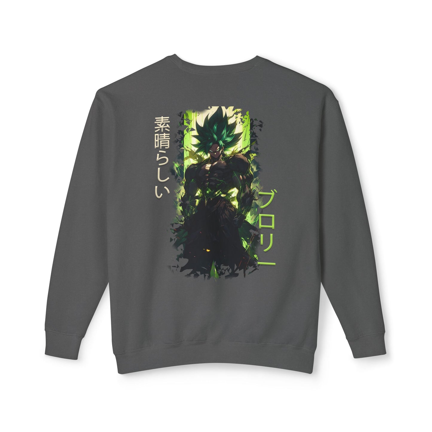 Unisex Lightweight Crewneck Sweatshirt - Broly