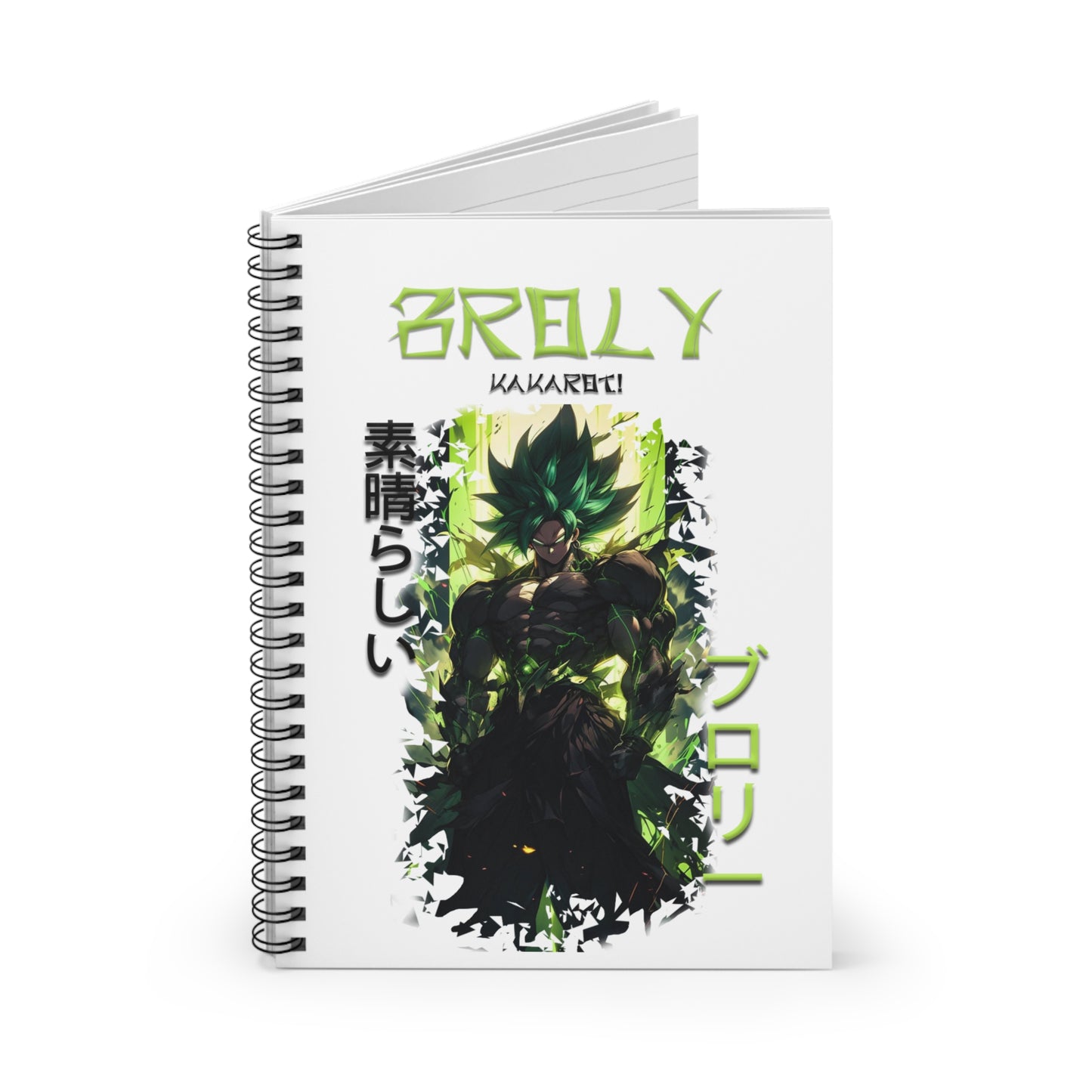 Spiral Notebook - Ruled Line - Broly