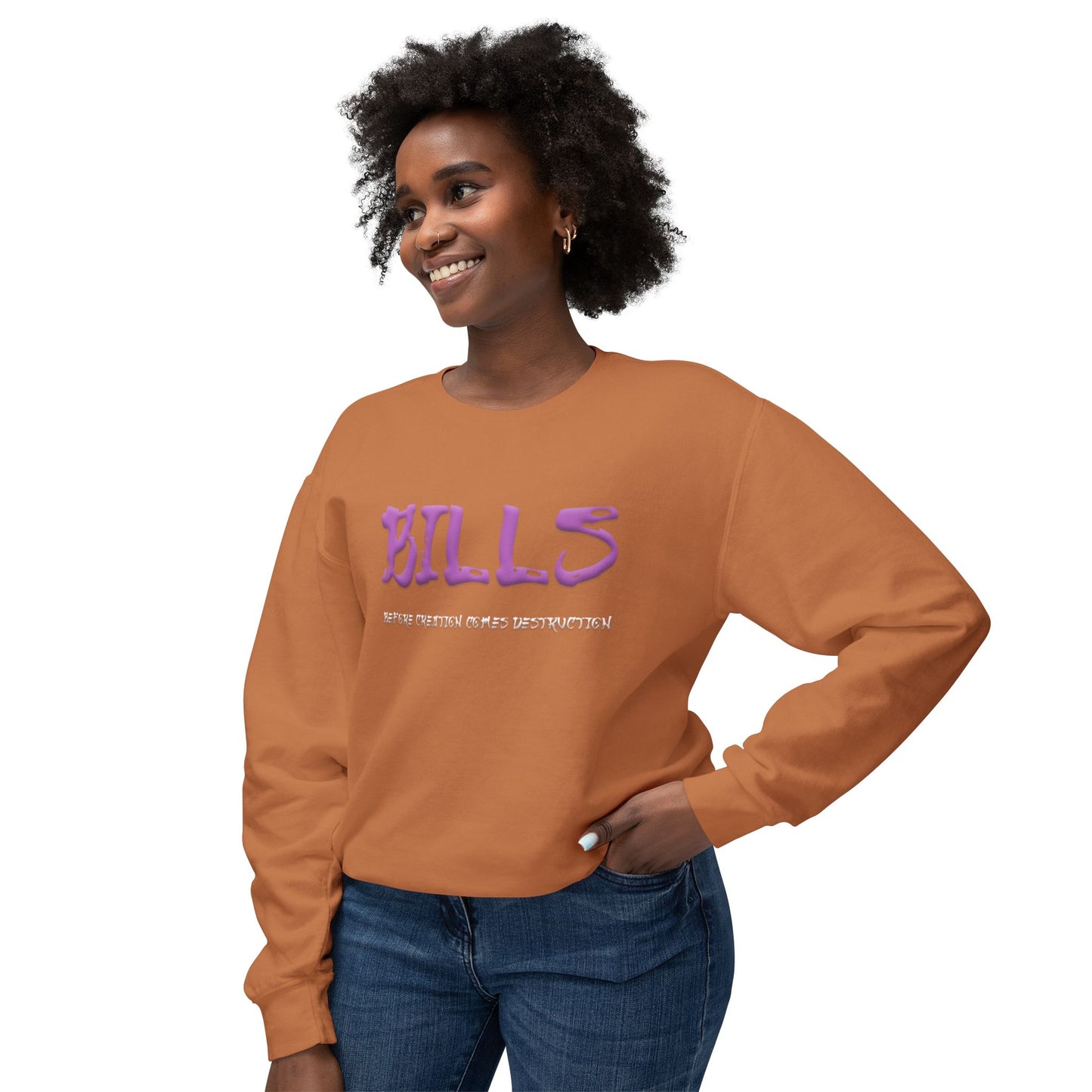 Unisex Lightweight Crewneck Sweatshirt - Bills