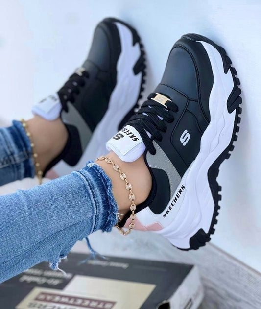 Zapatos Skechers para Dama – Suela Alta