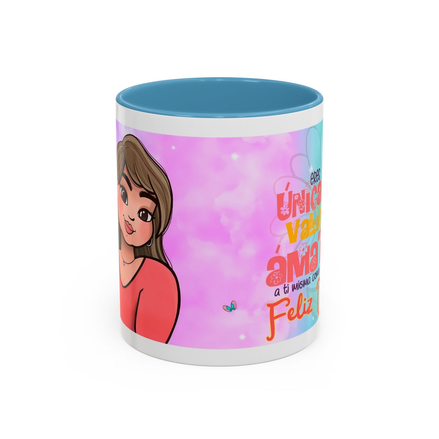 Mug de 11oz con mensajes personalizados- (PERSONALIZABLES)