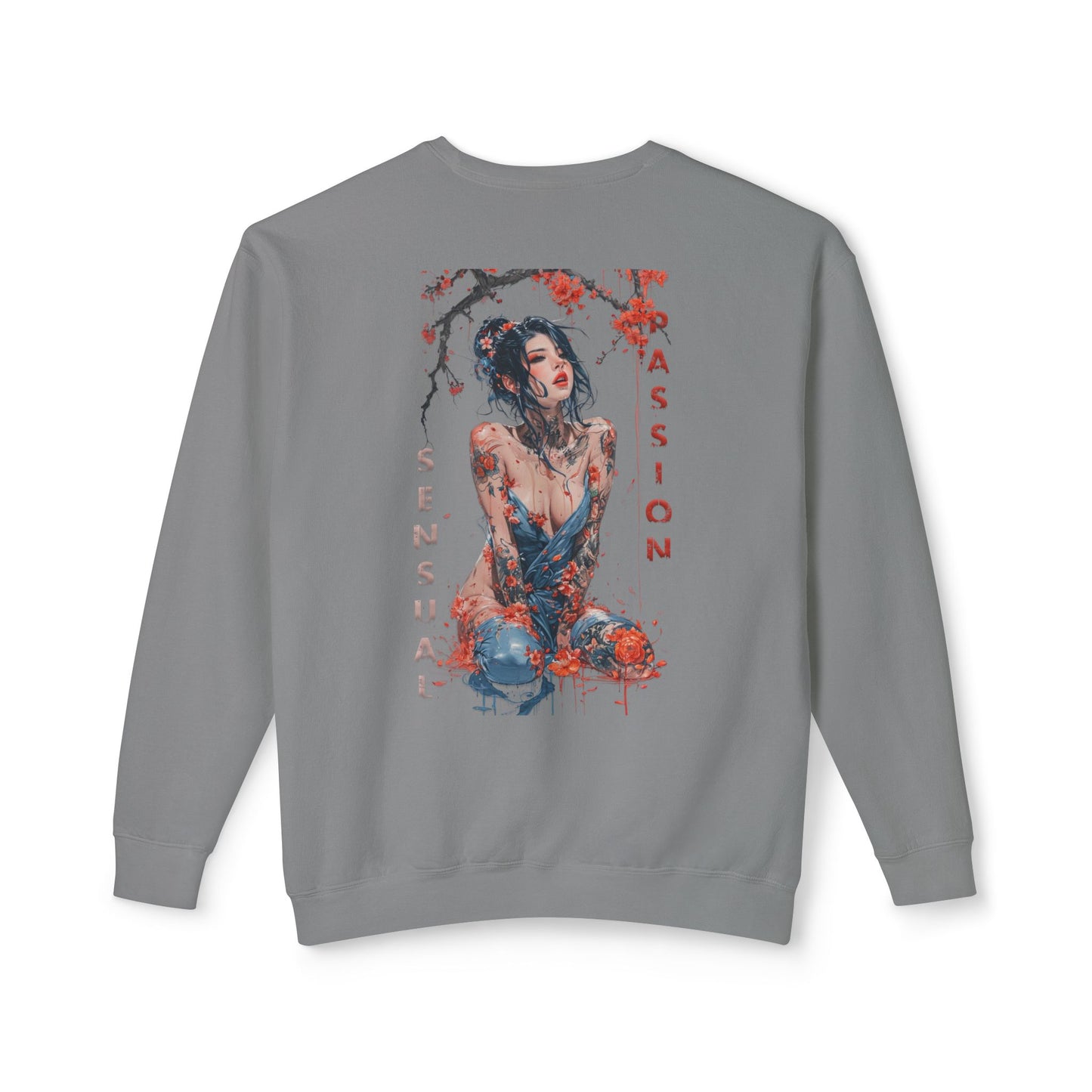 Unisex Lightweight Crewneck Sweatshirt - Women