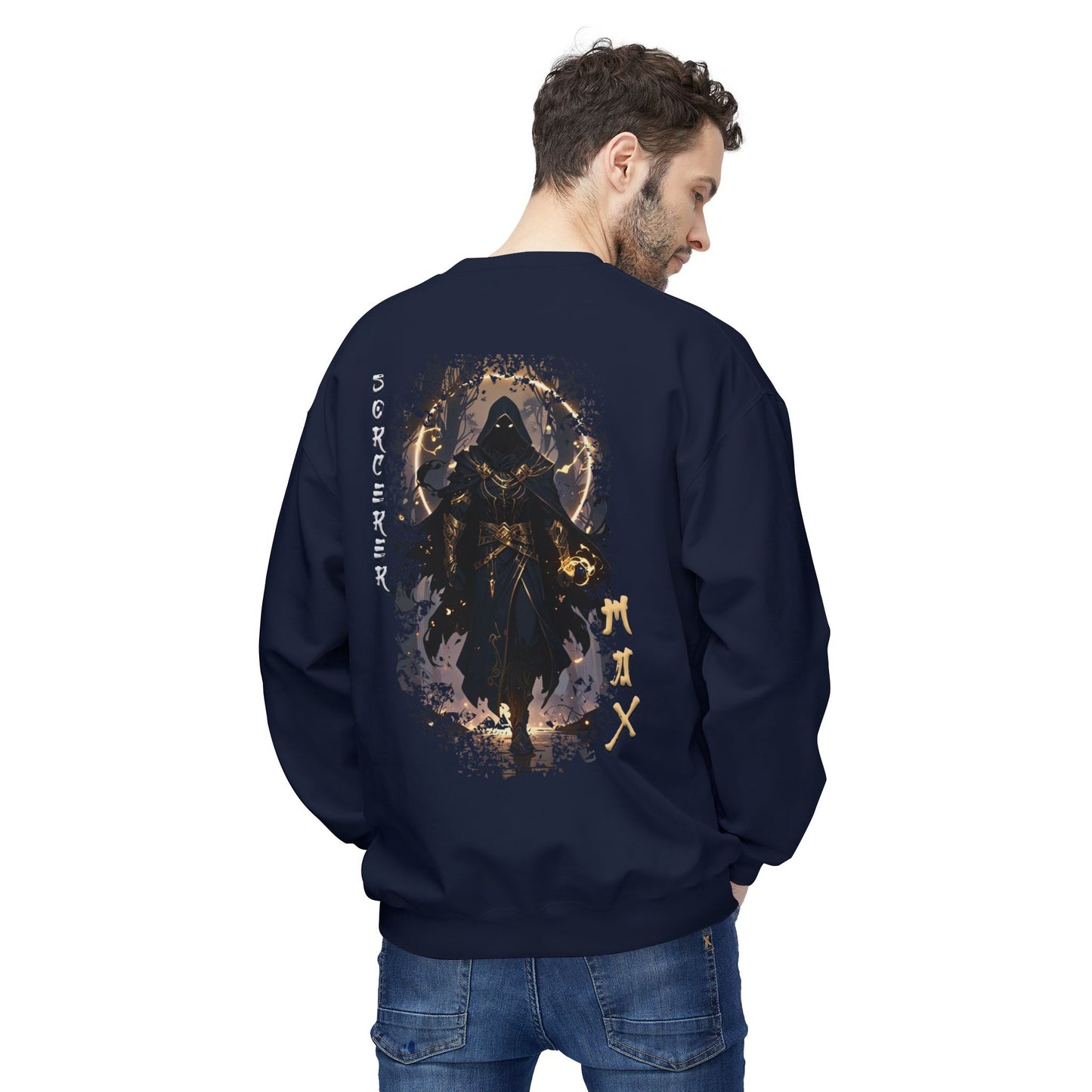 Unisex Midweight Softstyle Fleece Crewneck Sweatshirt - Sorcerer