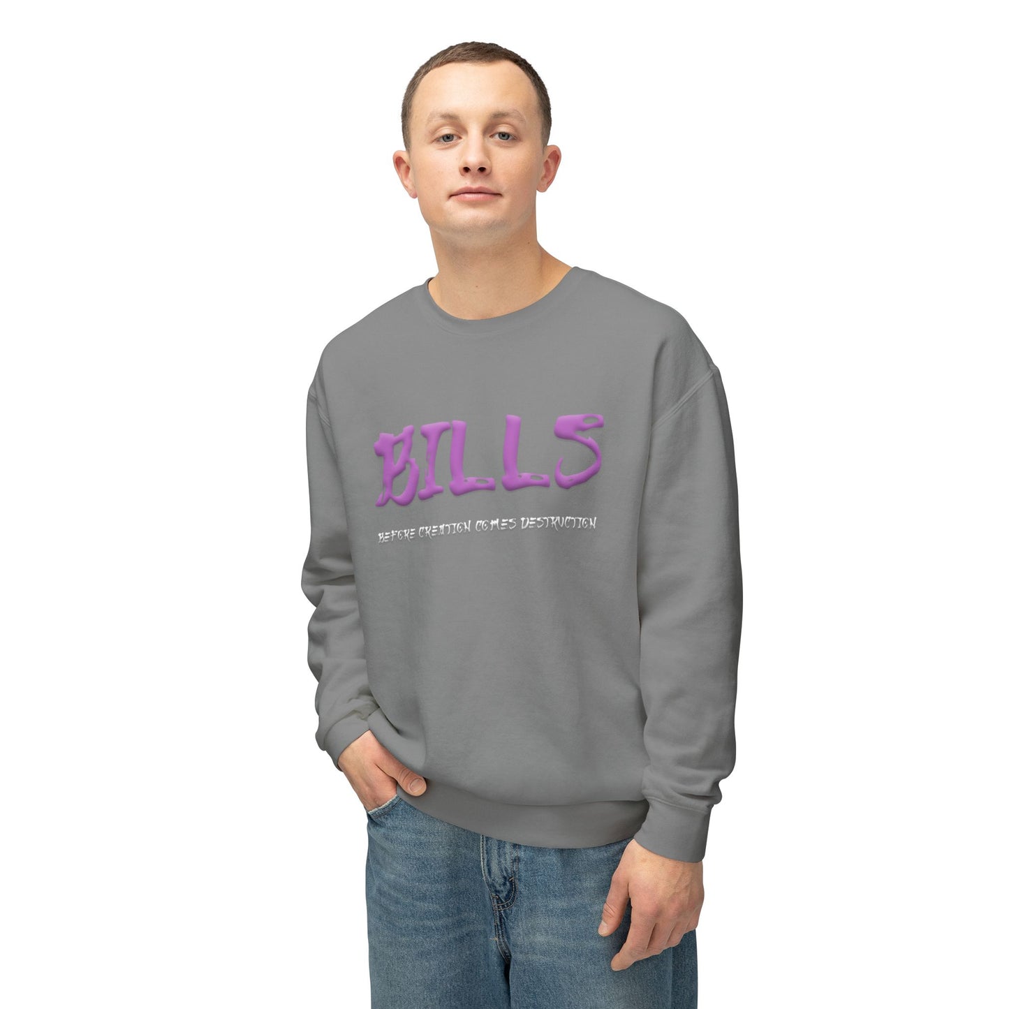 Unisex Lightweight Crewneck Sweatshirt - Bills