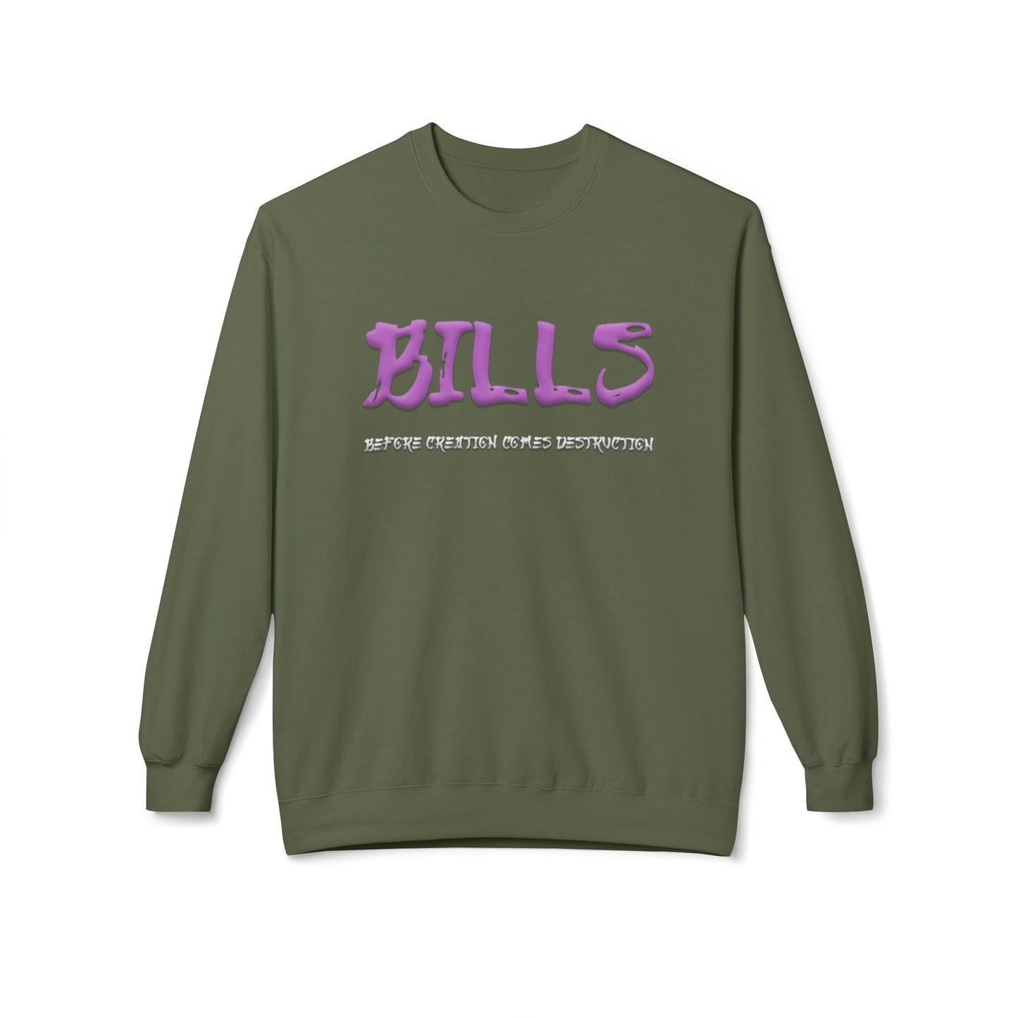 Unisex Midweight Softstyle Fleece Crewneck Sweatshirt - Bills