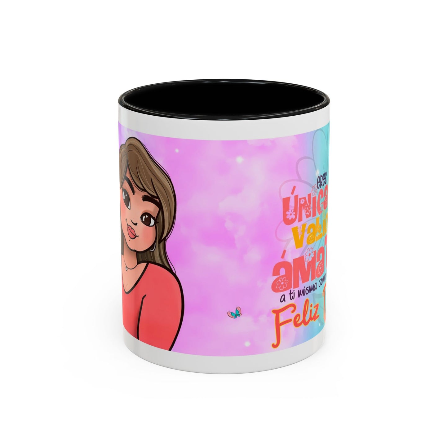 Mug de 11oz con mensajes personalizados- (PERSONALIZABLES)