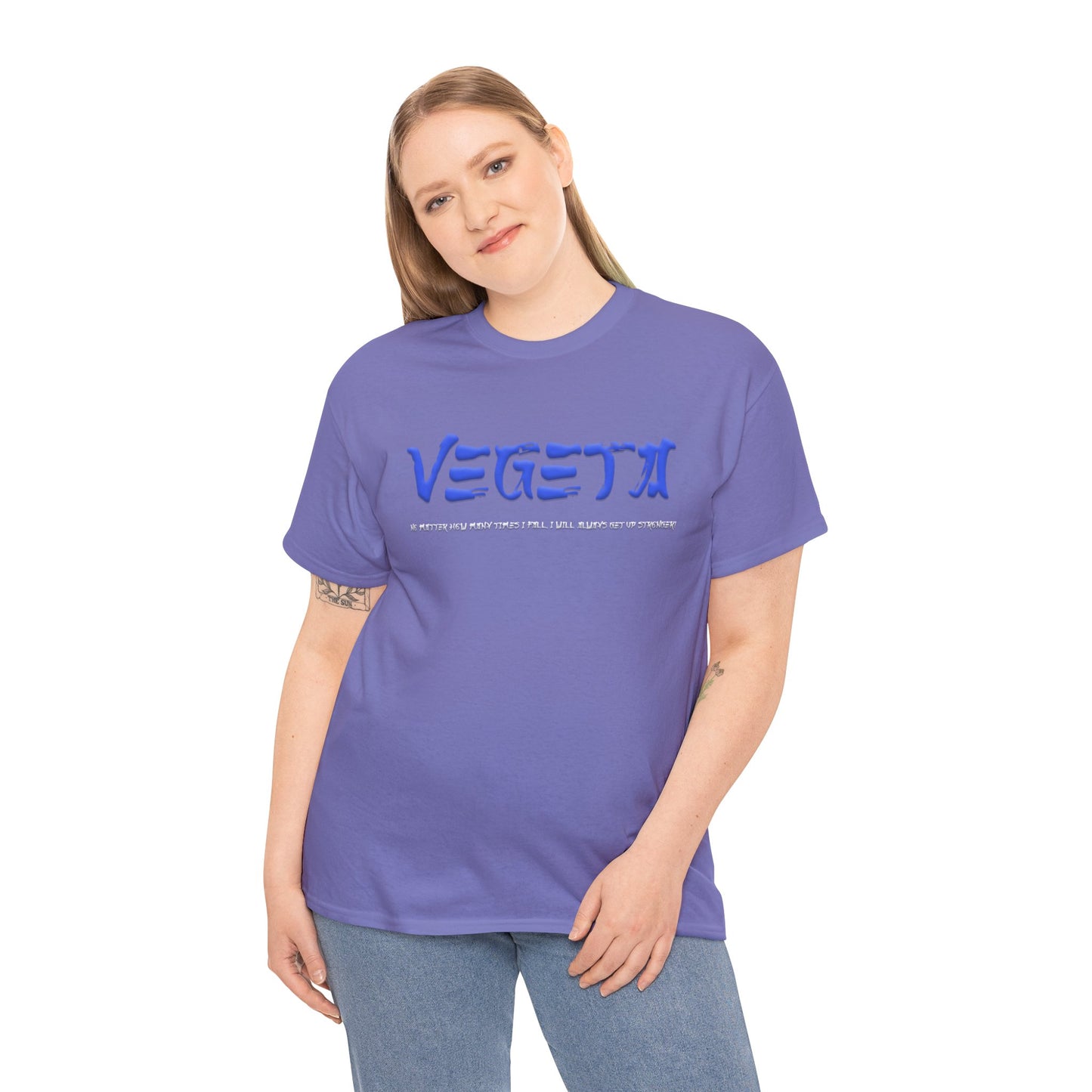 Unisex Heavy Cotton Tee  -  Vegeta