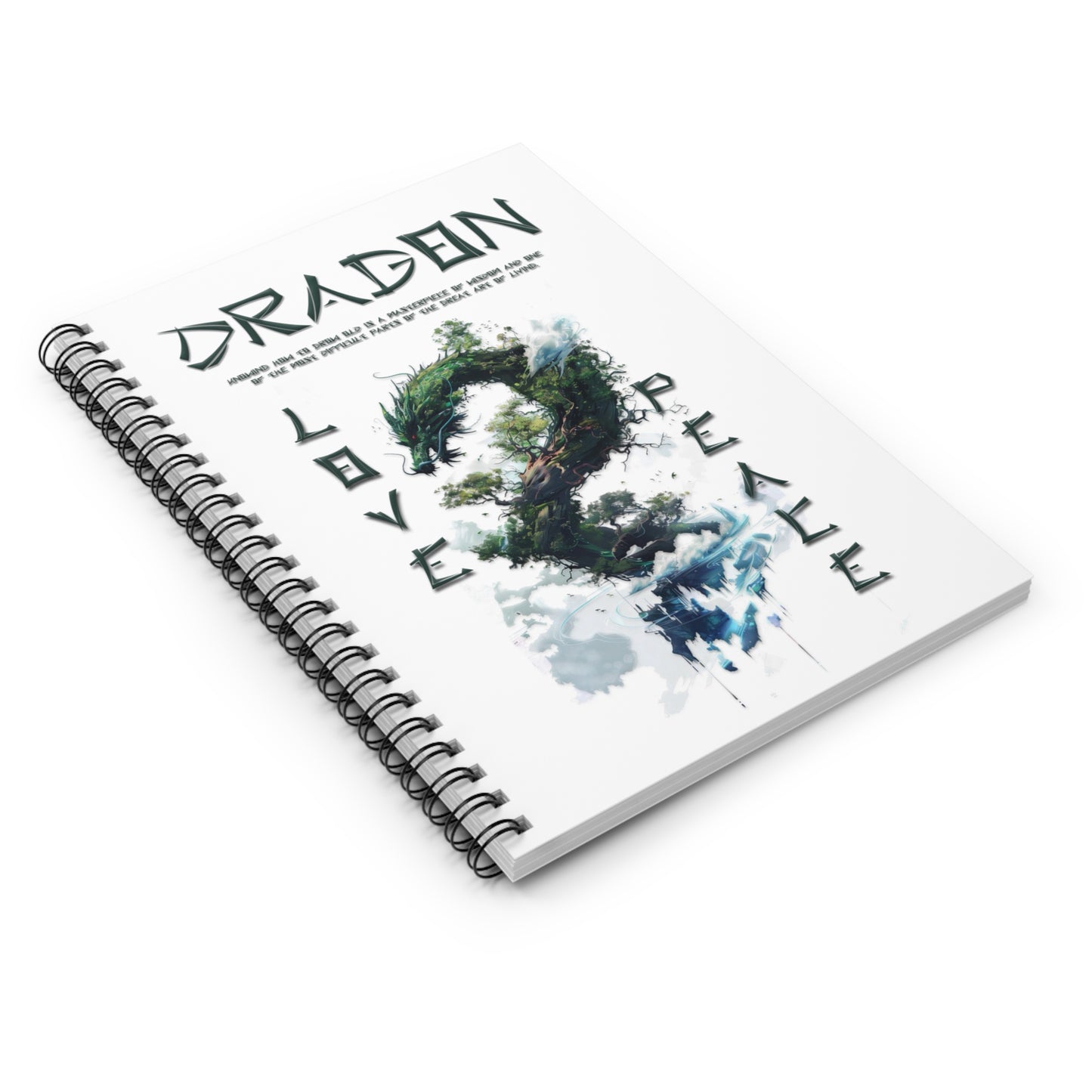 Spiral Notebook - Ruled Line - Dragon