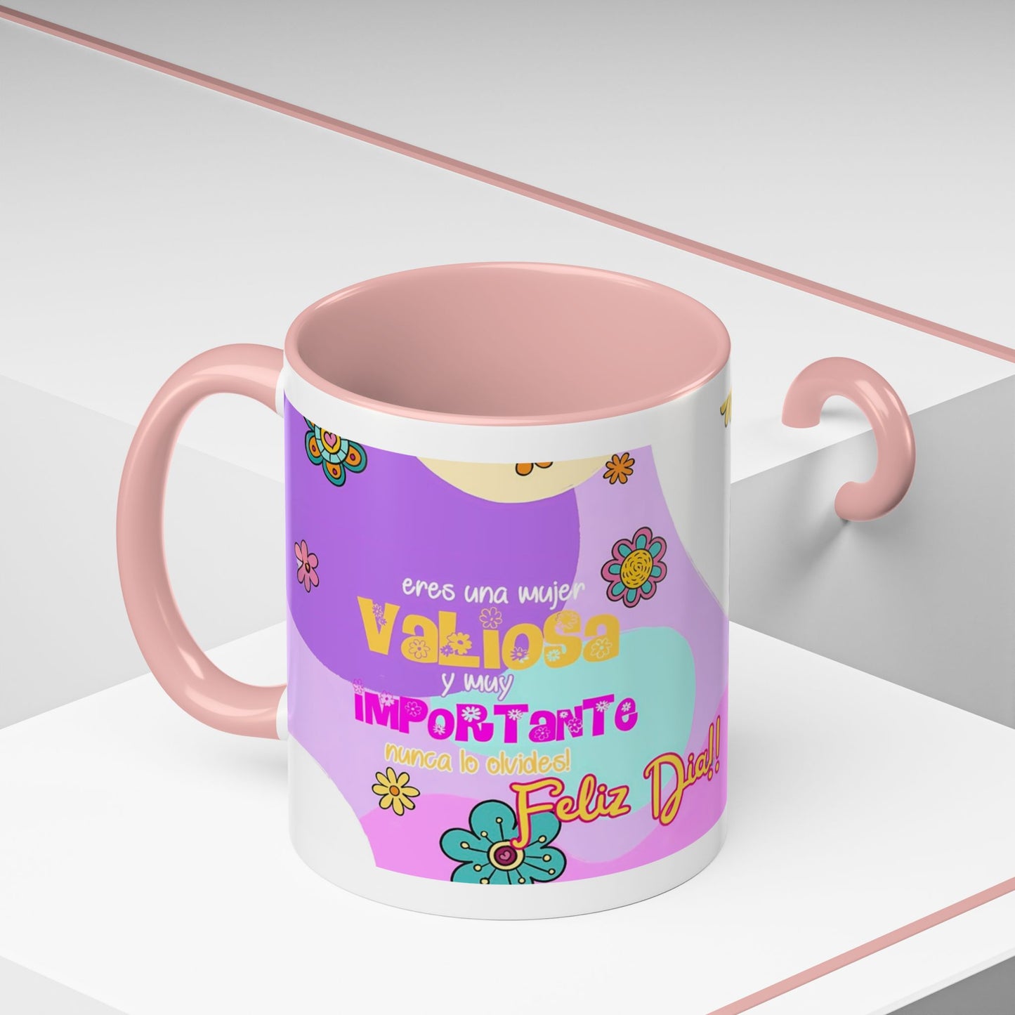 Mug de 11oz con mensajes personalizados - (PERSONALIZABLES)