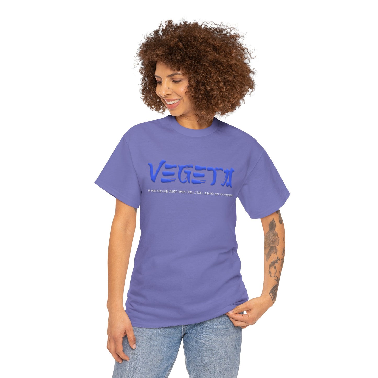 Unisex Heavy Cotton Tee  -  Vegeta