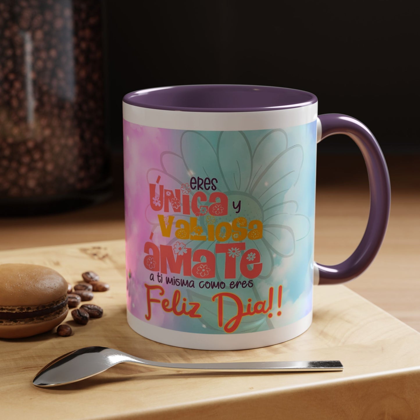 Mug de 11oz con mensajes personalizados- (PERSONALIZABLES)
