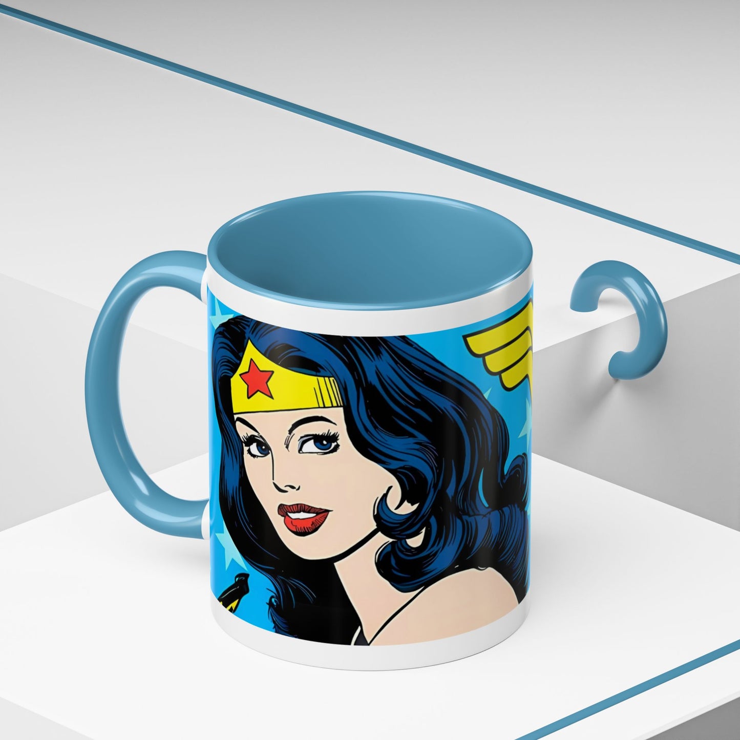 Mug de 11oz con estilos de tus superheroes- (PERSONALIZABLES)