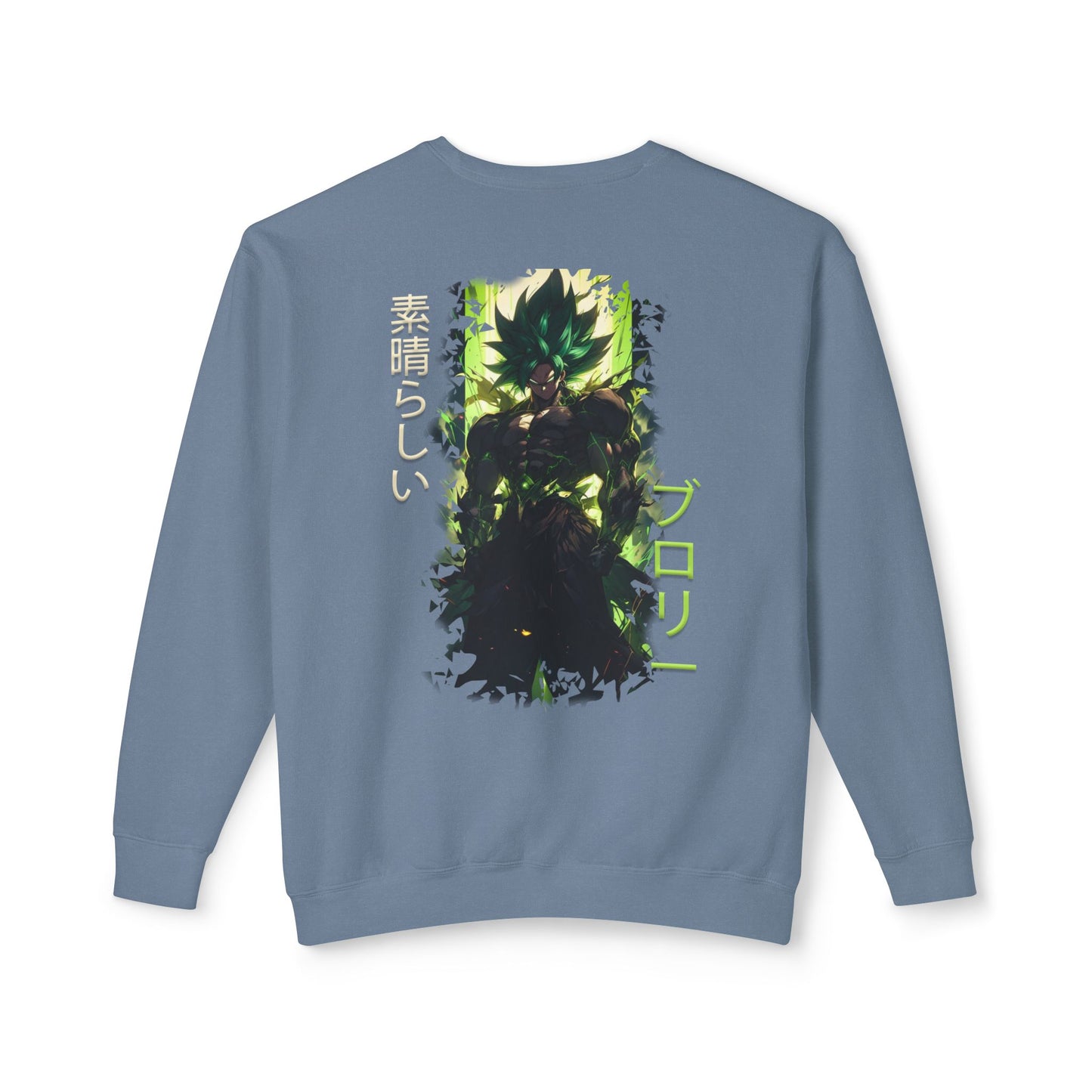 Unisex Lightweight Crewneck Sweatshirt - Broly