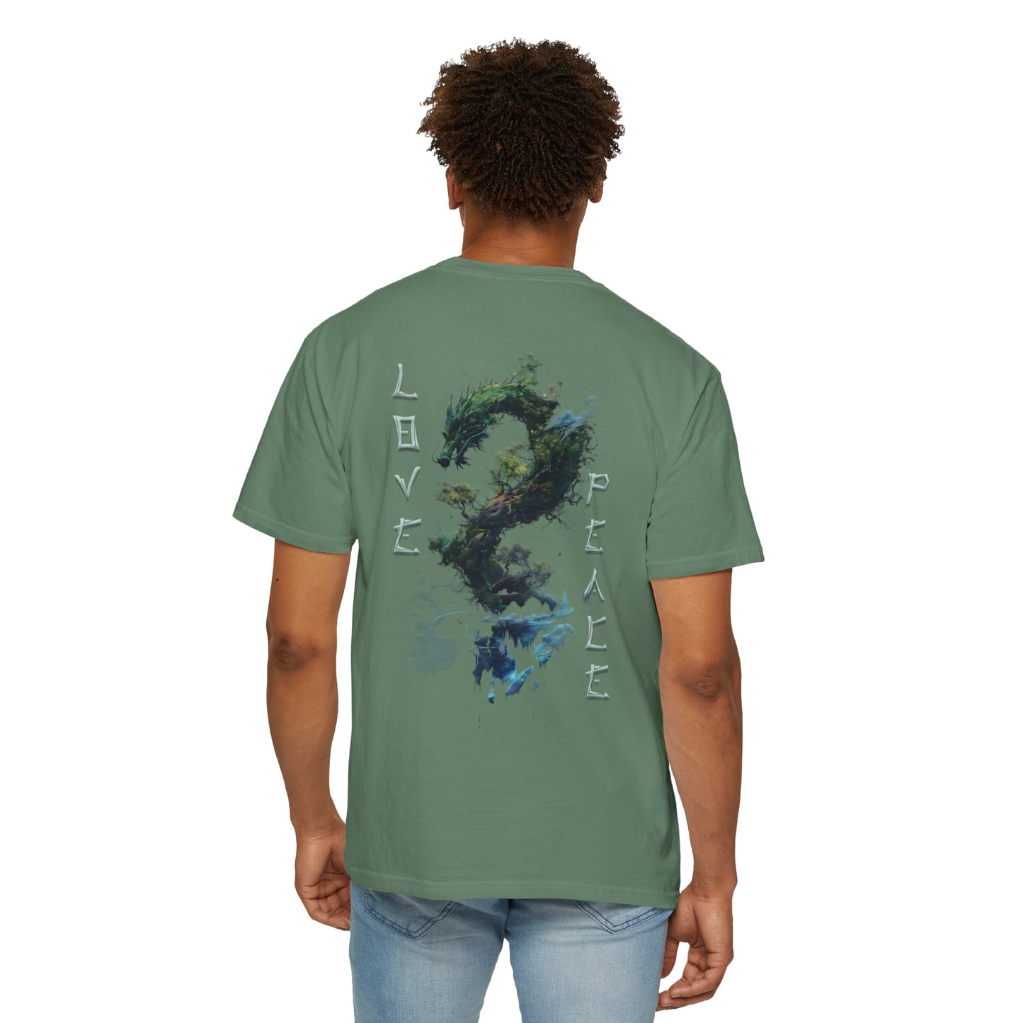 Unisex Garment-Dyed T-shirt - Dragon
