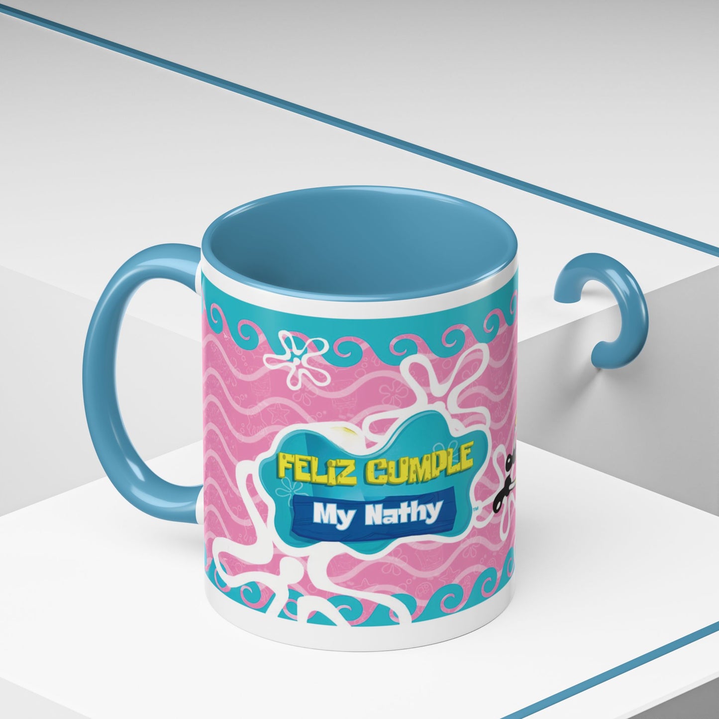Mug de 11oz con estilos de tus personajes animados - (PERSONALIZABLES)