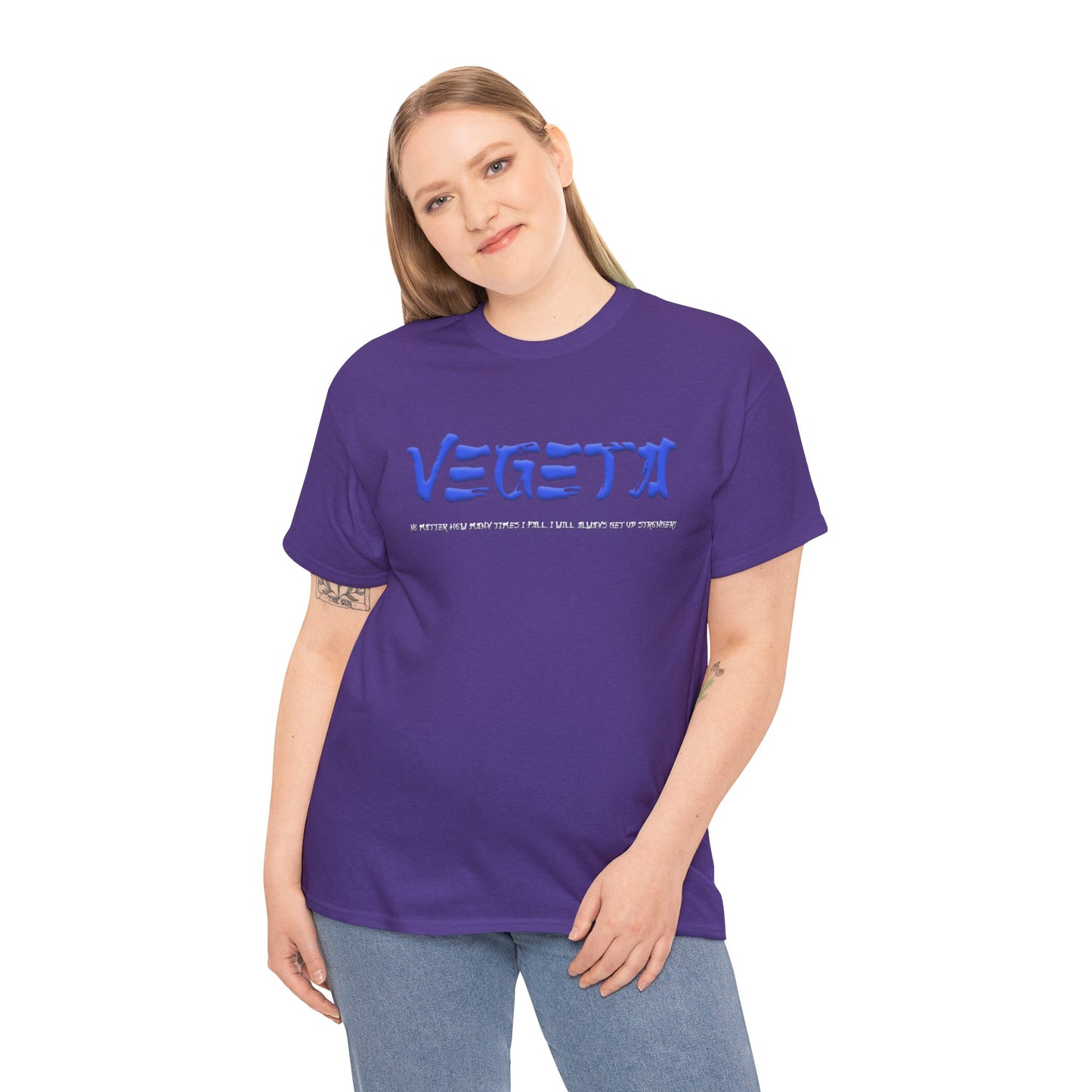 Unisex Heavy Cotton Tee  -  Vegeta