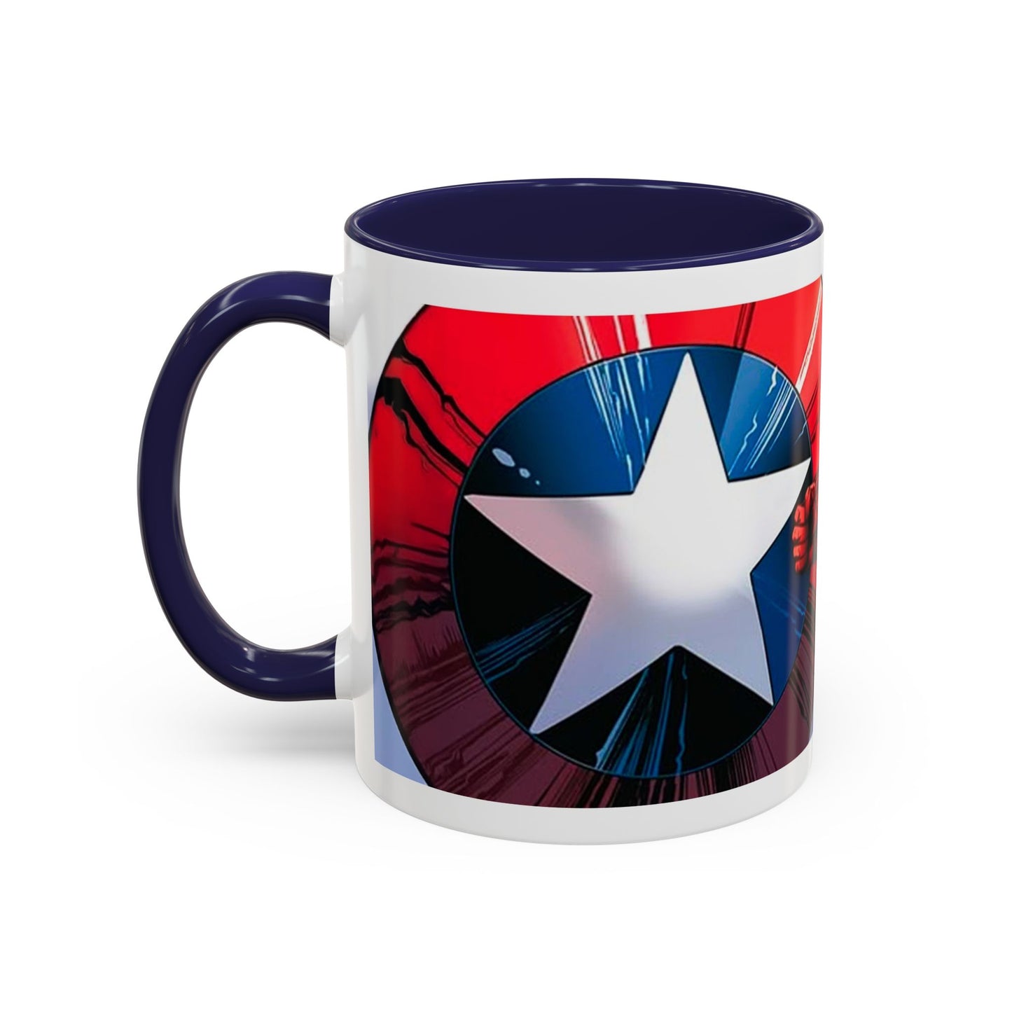 Mug de 11oz con estilos de tus superheroes- (PERSONALIZABLES)