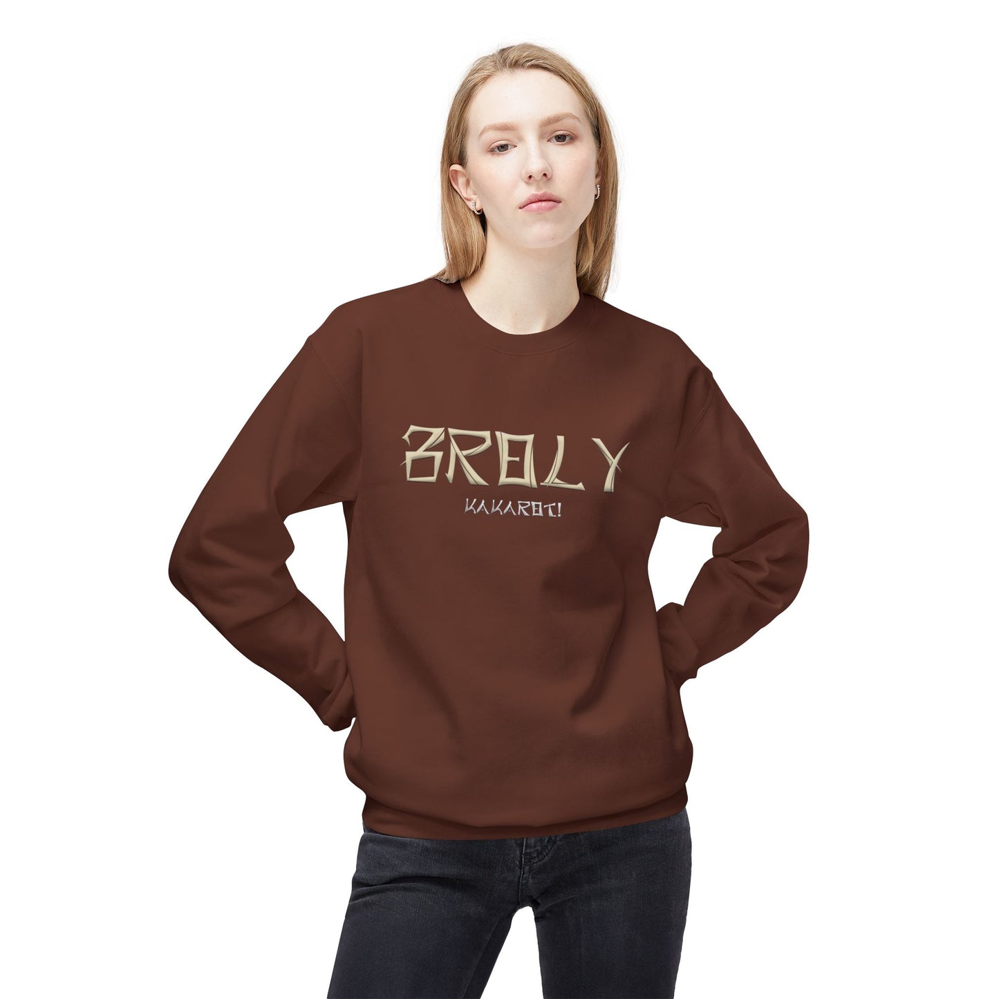 Unisex Midweight Softstyle Fleece Crewneck Sweatshirt - Broly