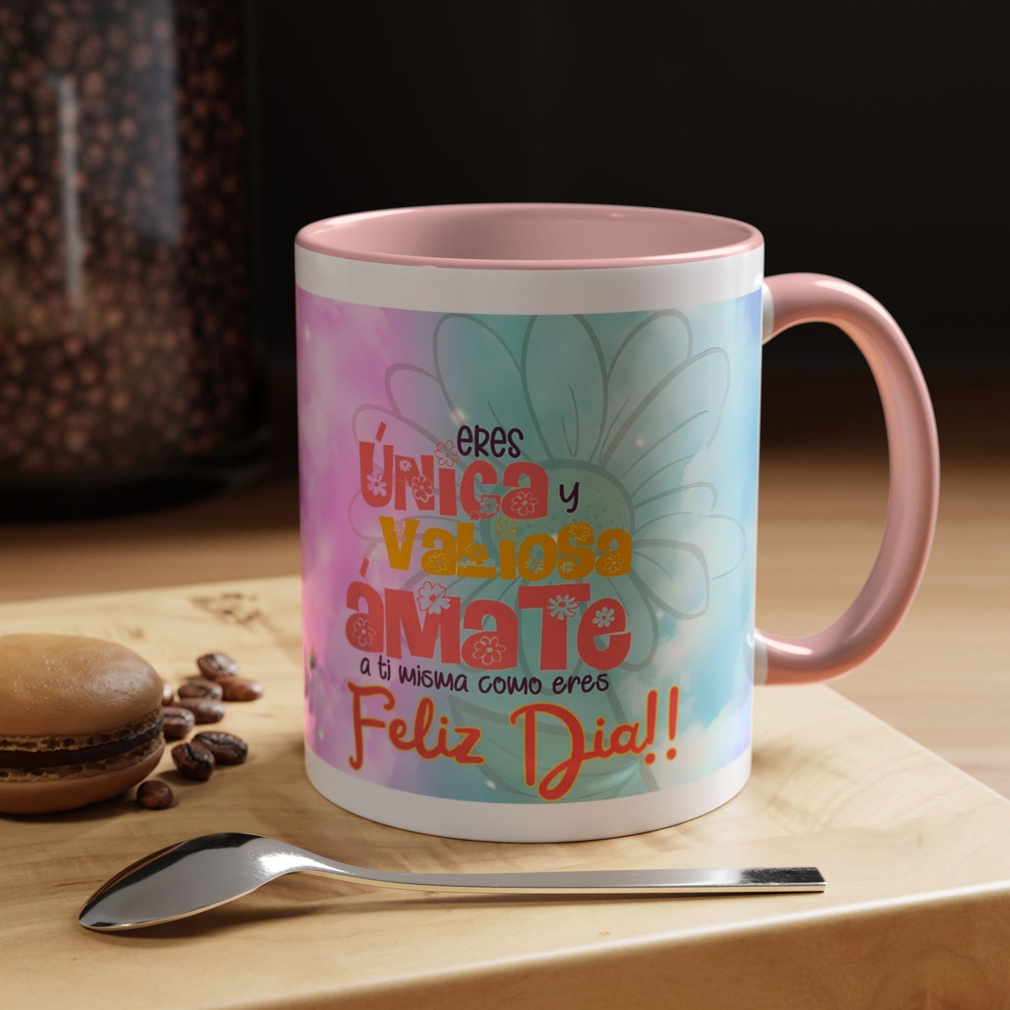 Mug de 11oz con mensajes personalizados- (PERSONALIZABLES)