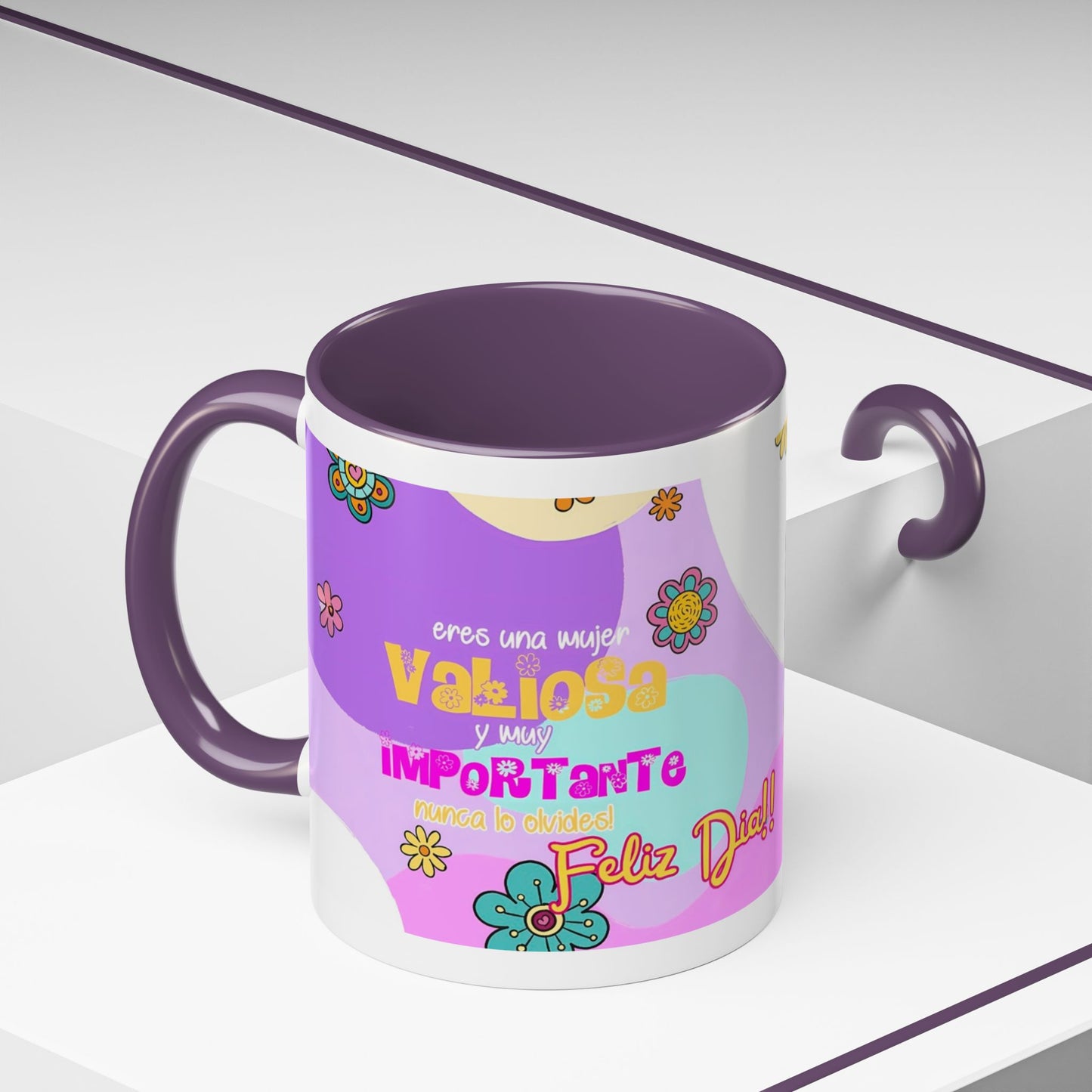 Mug de 11oz con mensajes personalizados - (PERSONALIZABLES)