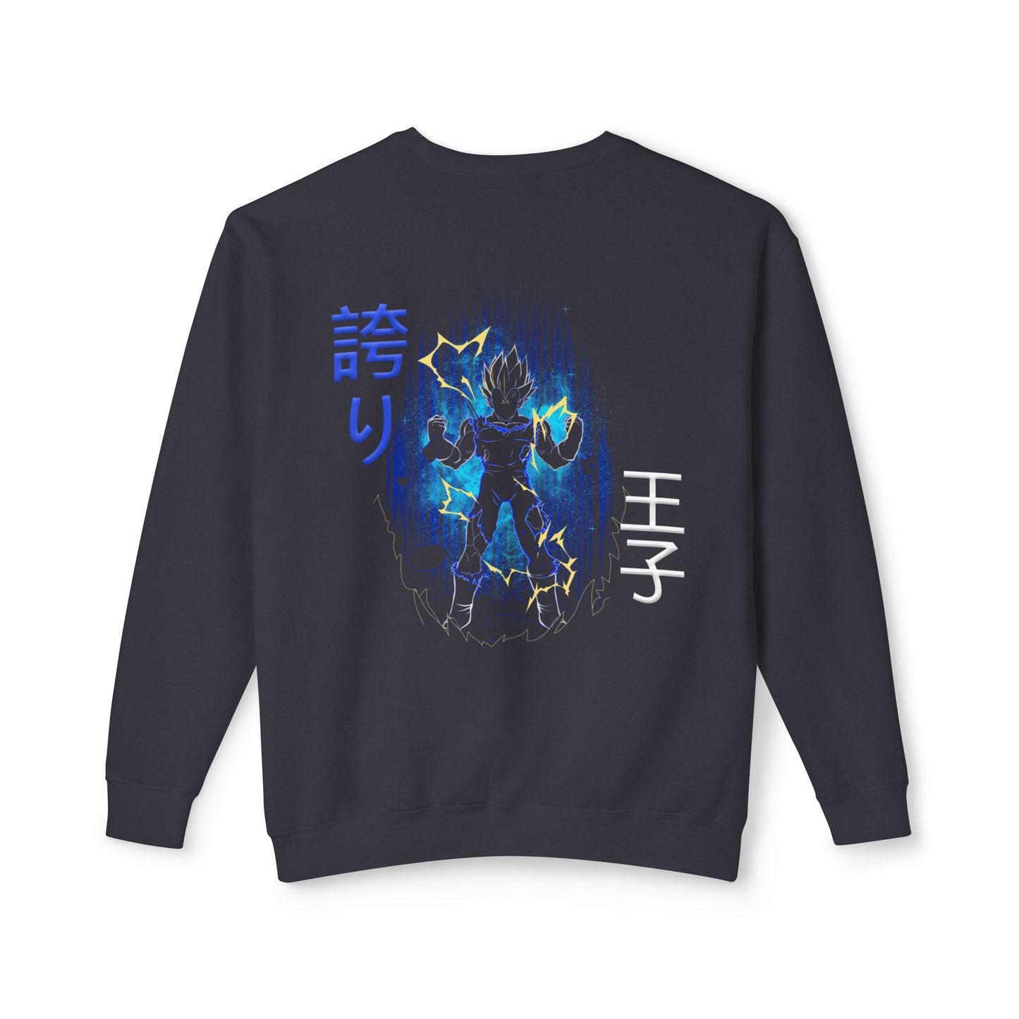 Unisex Lightweight Crewneck Sweatshirt - Vegeta