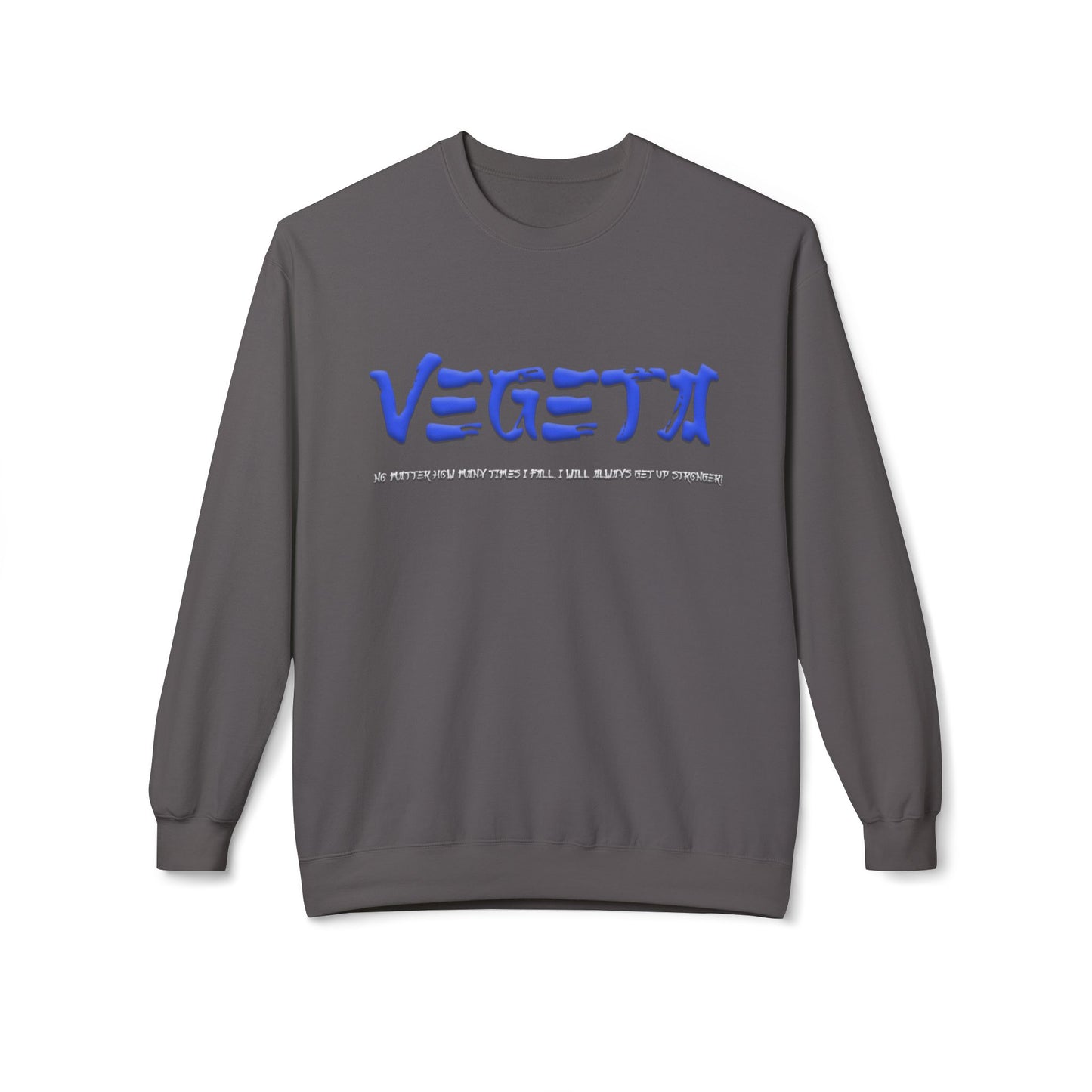 Unisex Midweight Softstyle Fleece Crewneck Sweatshirt - Vegeta