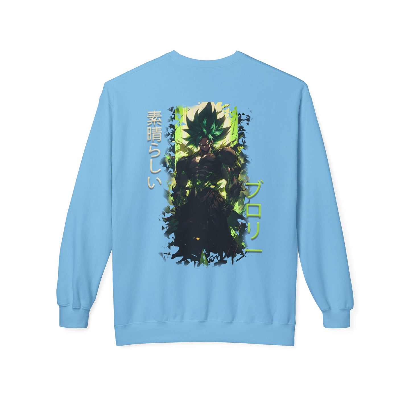 Unisex Midweight Softstyle Fleece Crewneck Sweatshirt - Broly