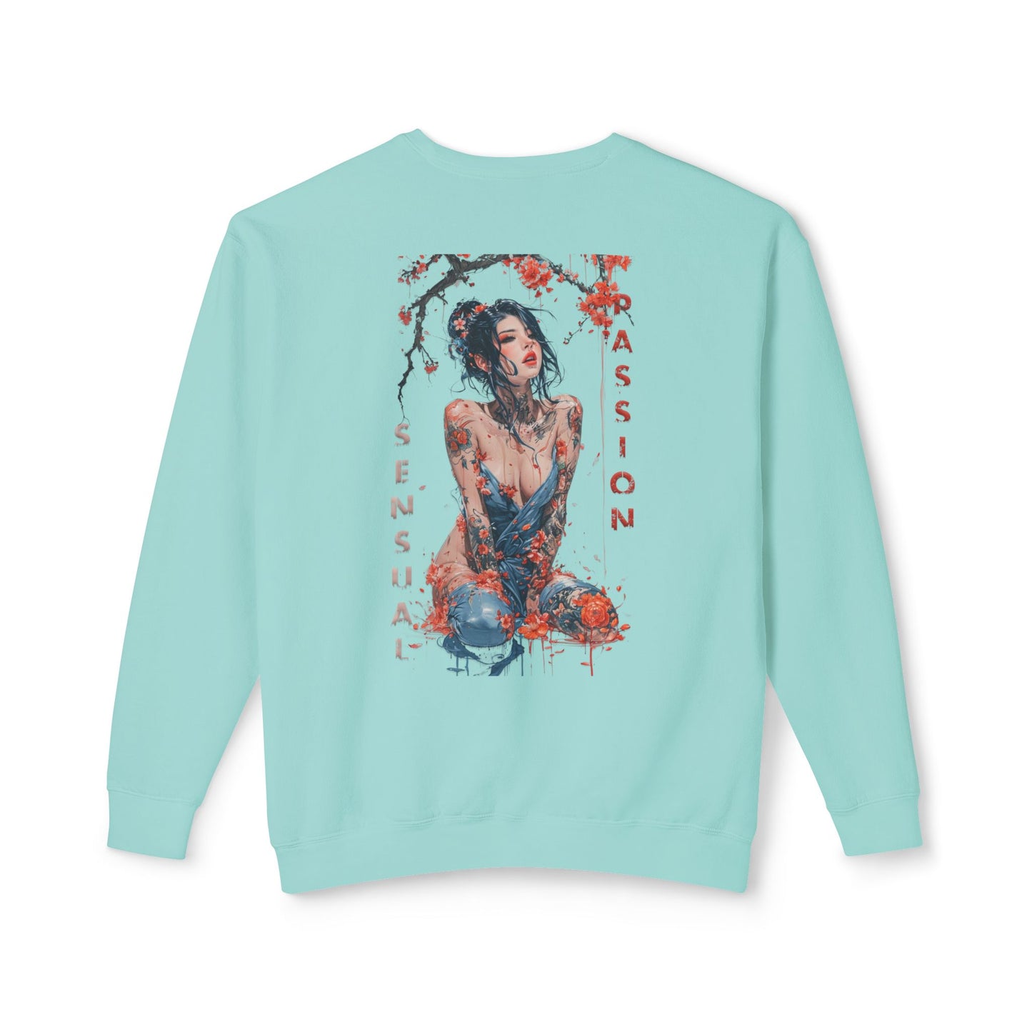 Unisex Lightweight Crewneck Sweatshirt - Women