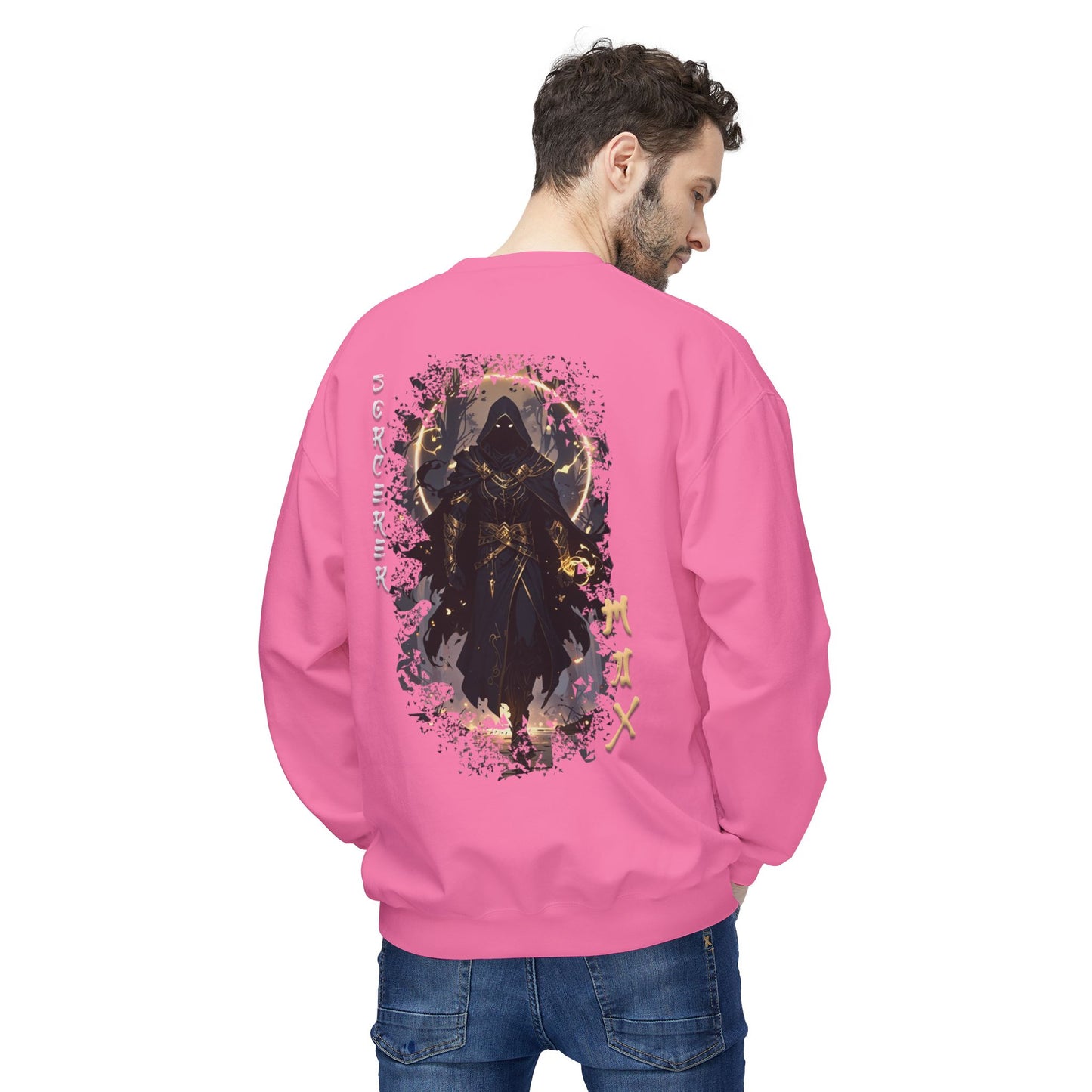 Unisex Midweight Softstyle Fleece Crewneck Sweatshirt - Sorcerer