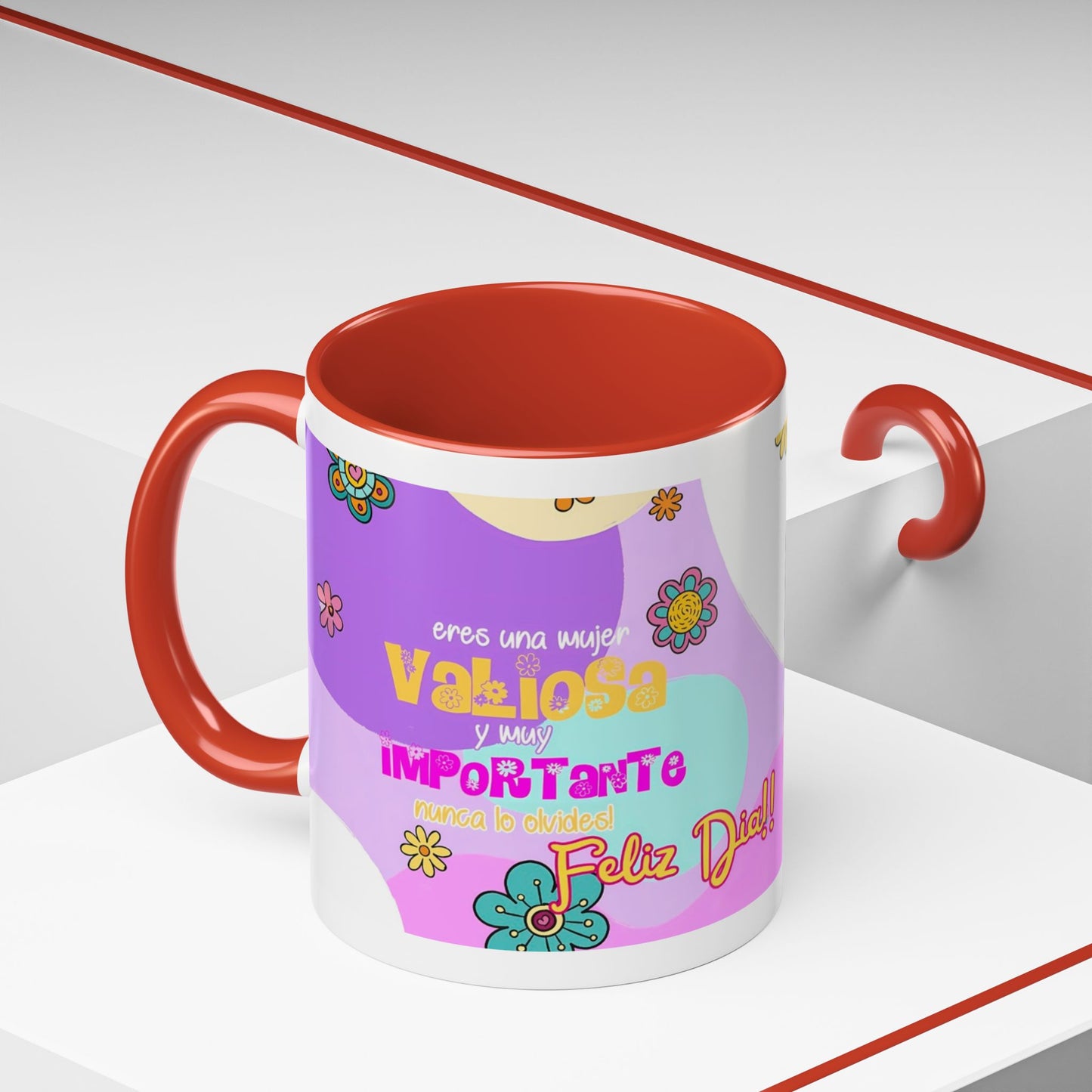 Mug de 11oz con mensajes personalizados - (PERSONALIZABLES)
