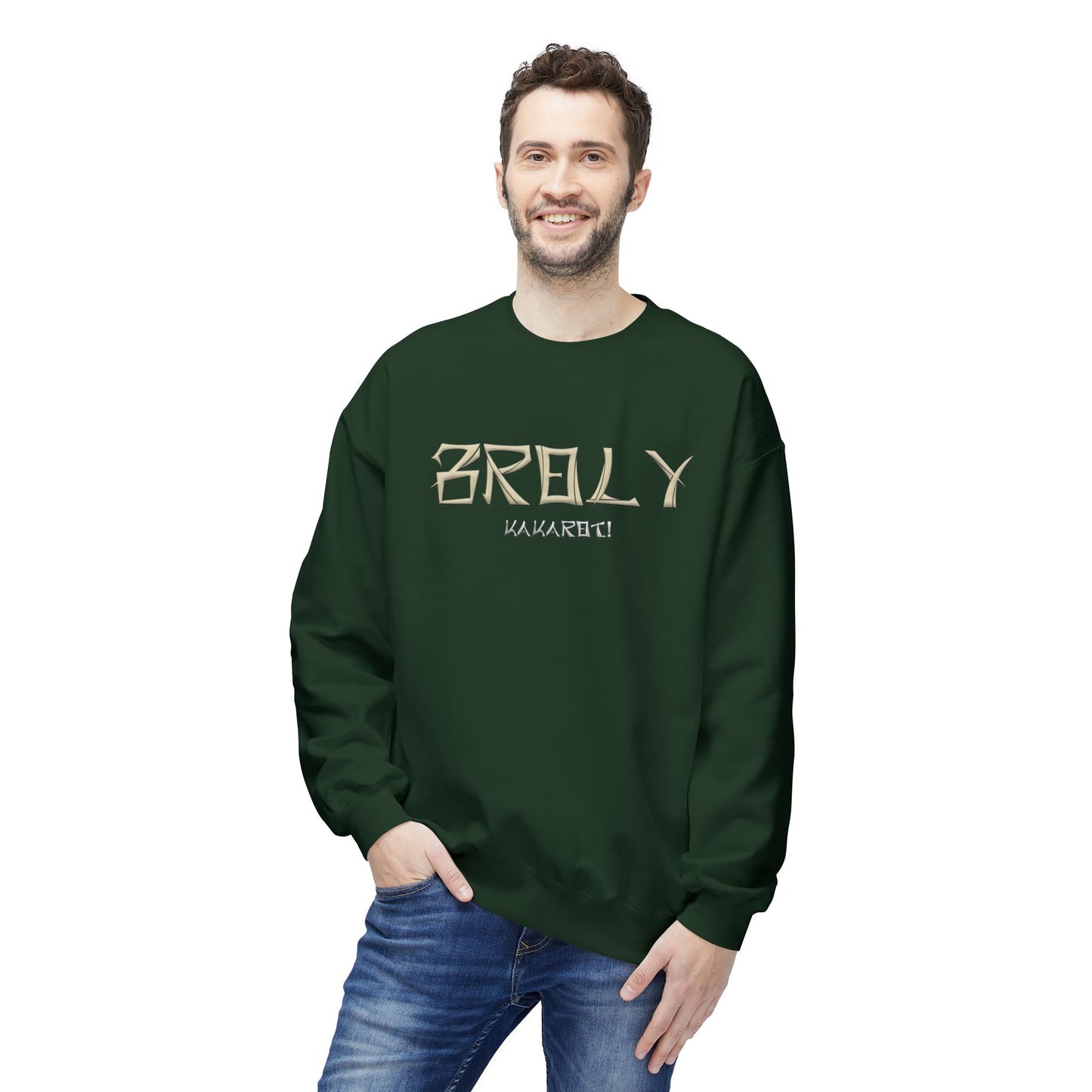 Unisex Midweight Softstyle Fleece Crewneck Sweatshirt - Broly