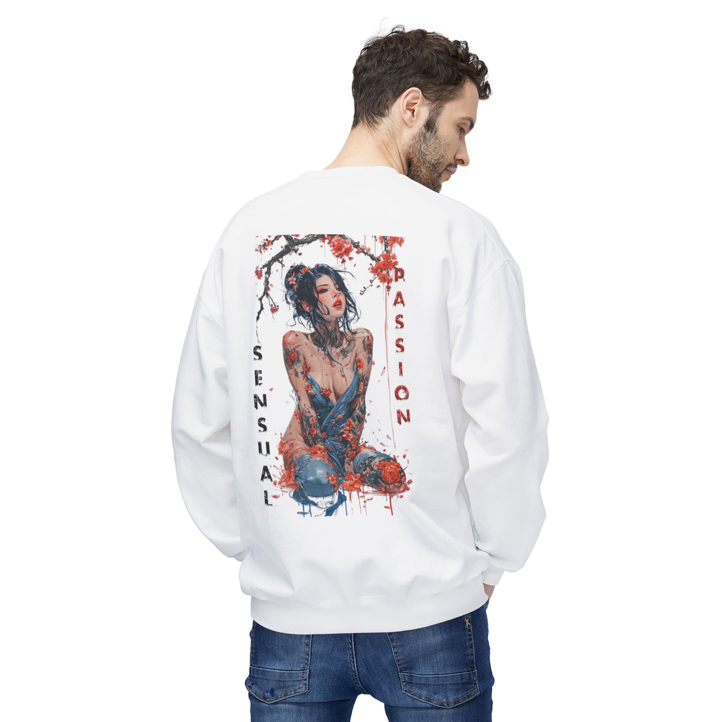 Unisex Midweight Softstyle Fleece Crewneck Sweatshirt - Women