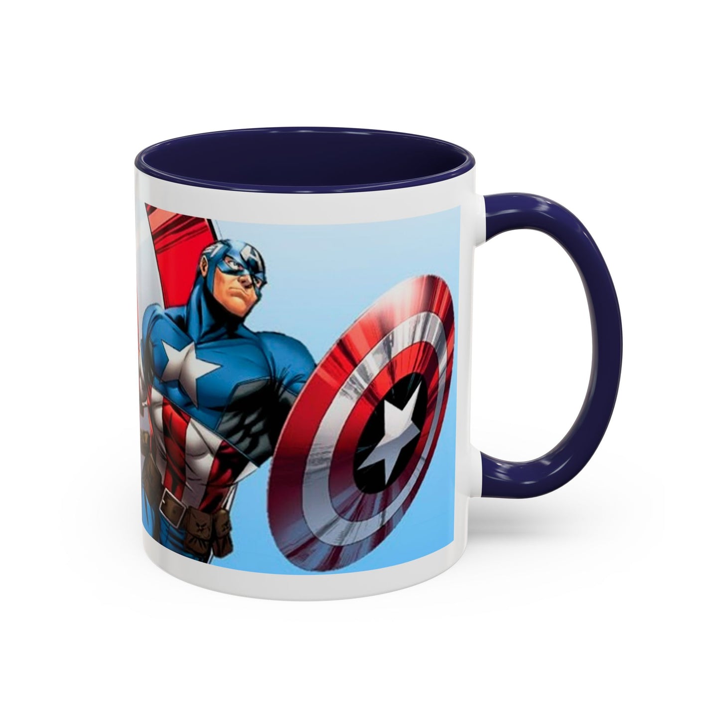 Mug de 11oz con estilos de tus superheroes- (PERSONALIZABLES)