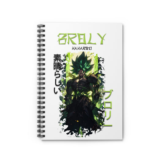Spiral Notebook - Ruled Line - Broly