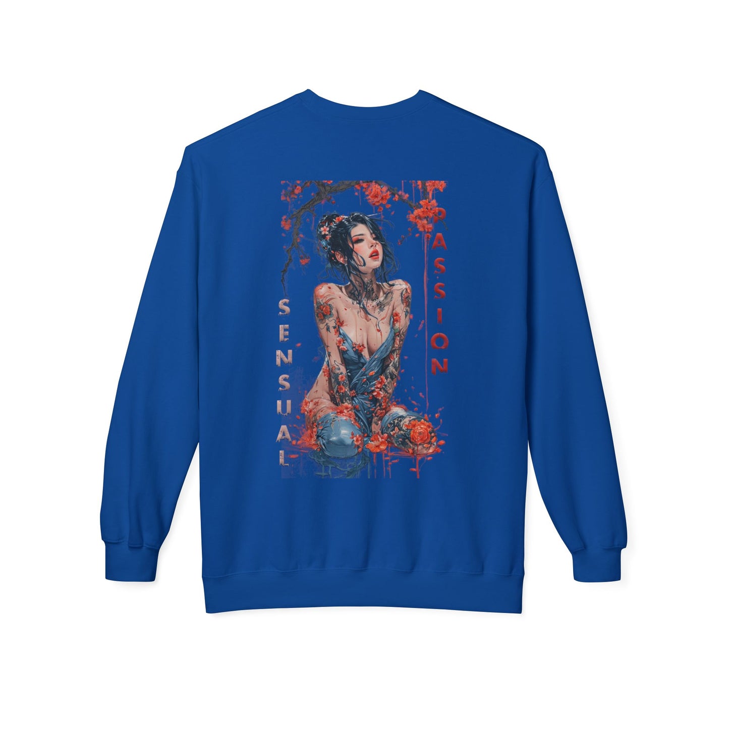 Unisex Midweight Softstyle Fleece Crewneck Sweatshirt - Women