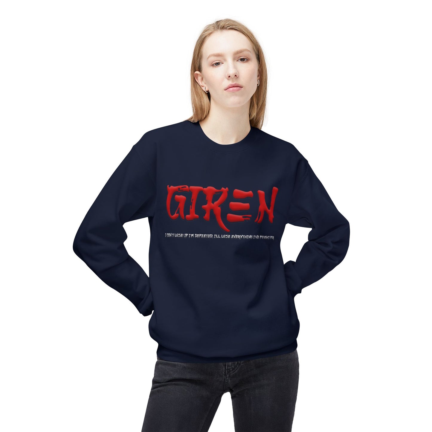 Unisex Midweight Softstyle Fleece Crewneck Sweatshirt - Giren