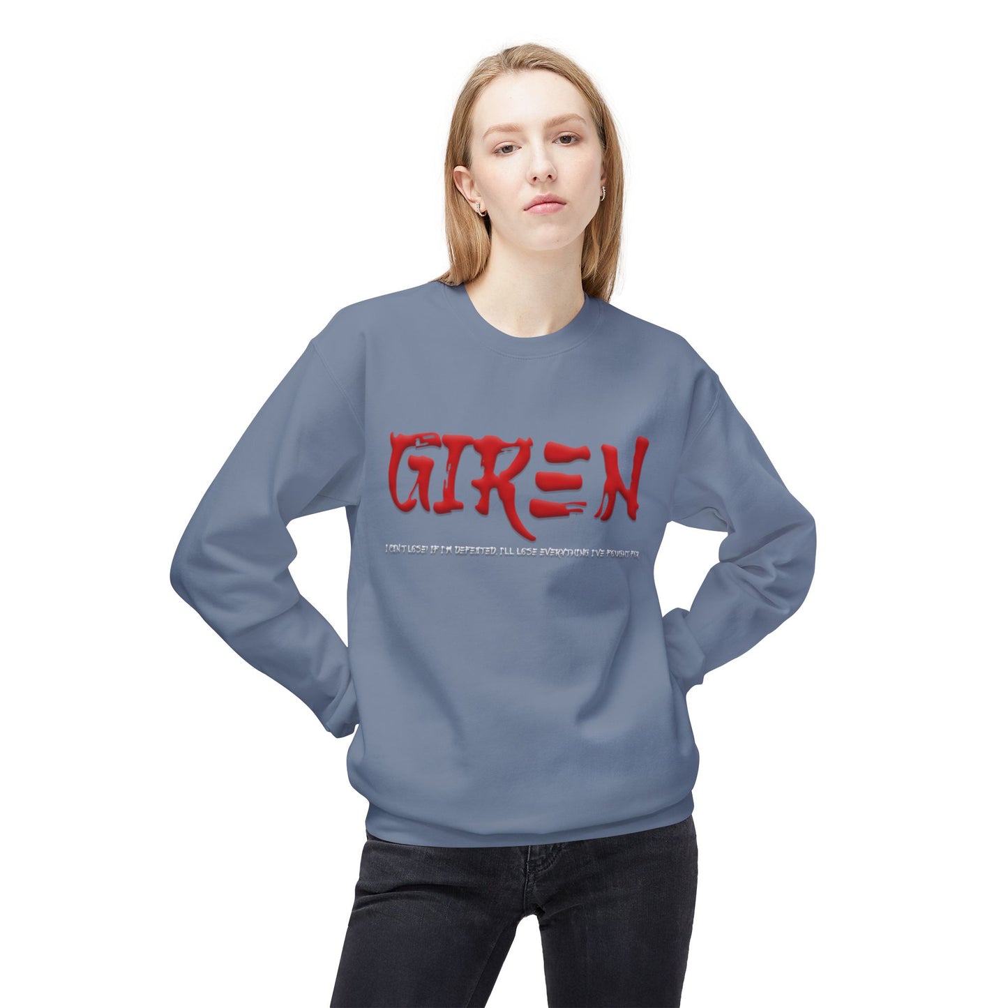 Unisex Midweight Softstyle Fleece Crewneck Sweatshirt - Giren